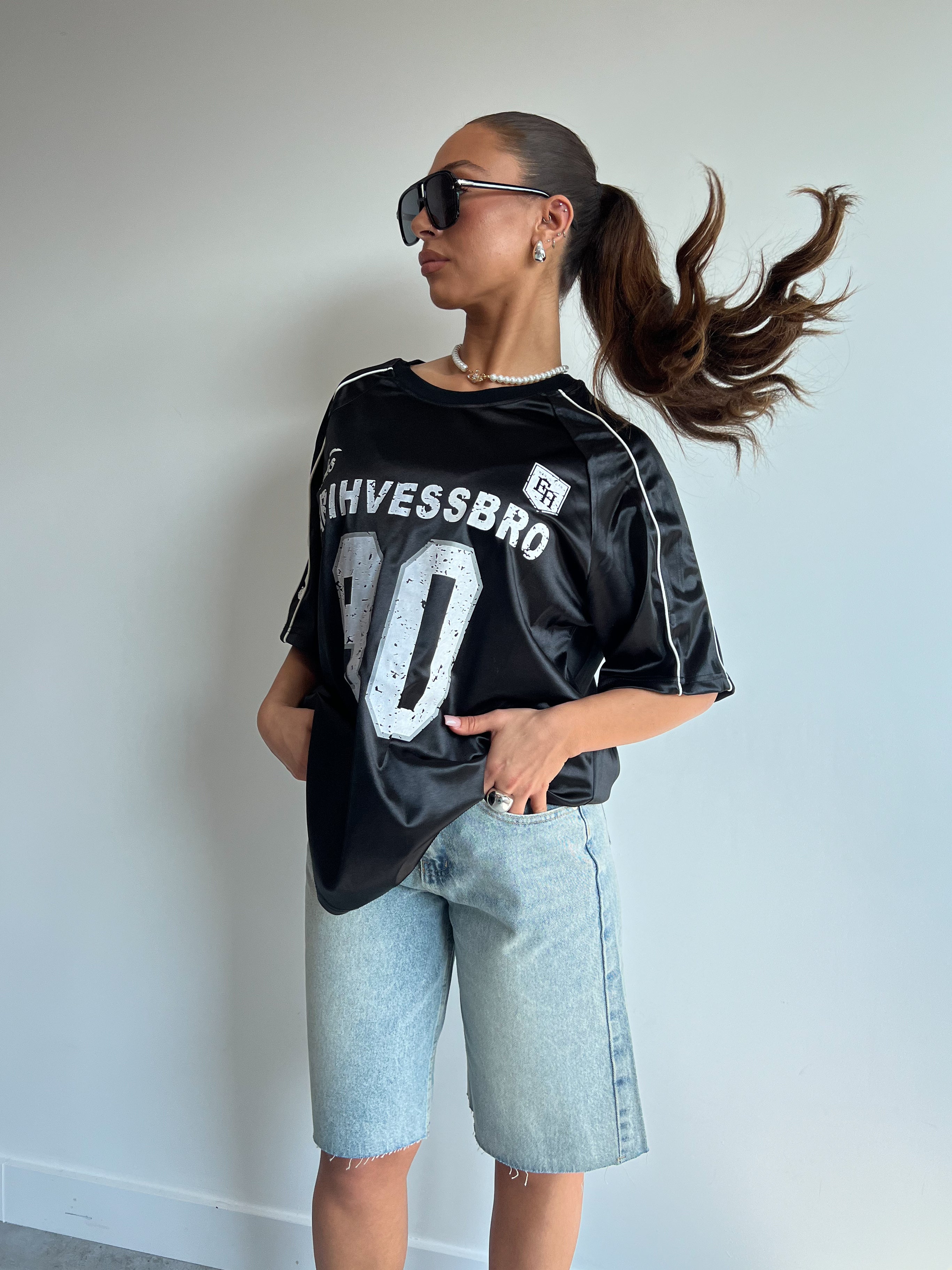 PREMIUM JERSEY BLACK/WHITE