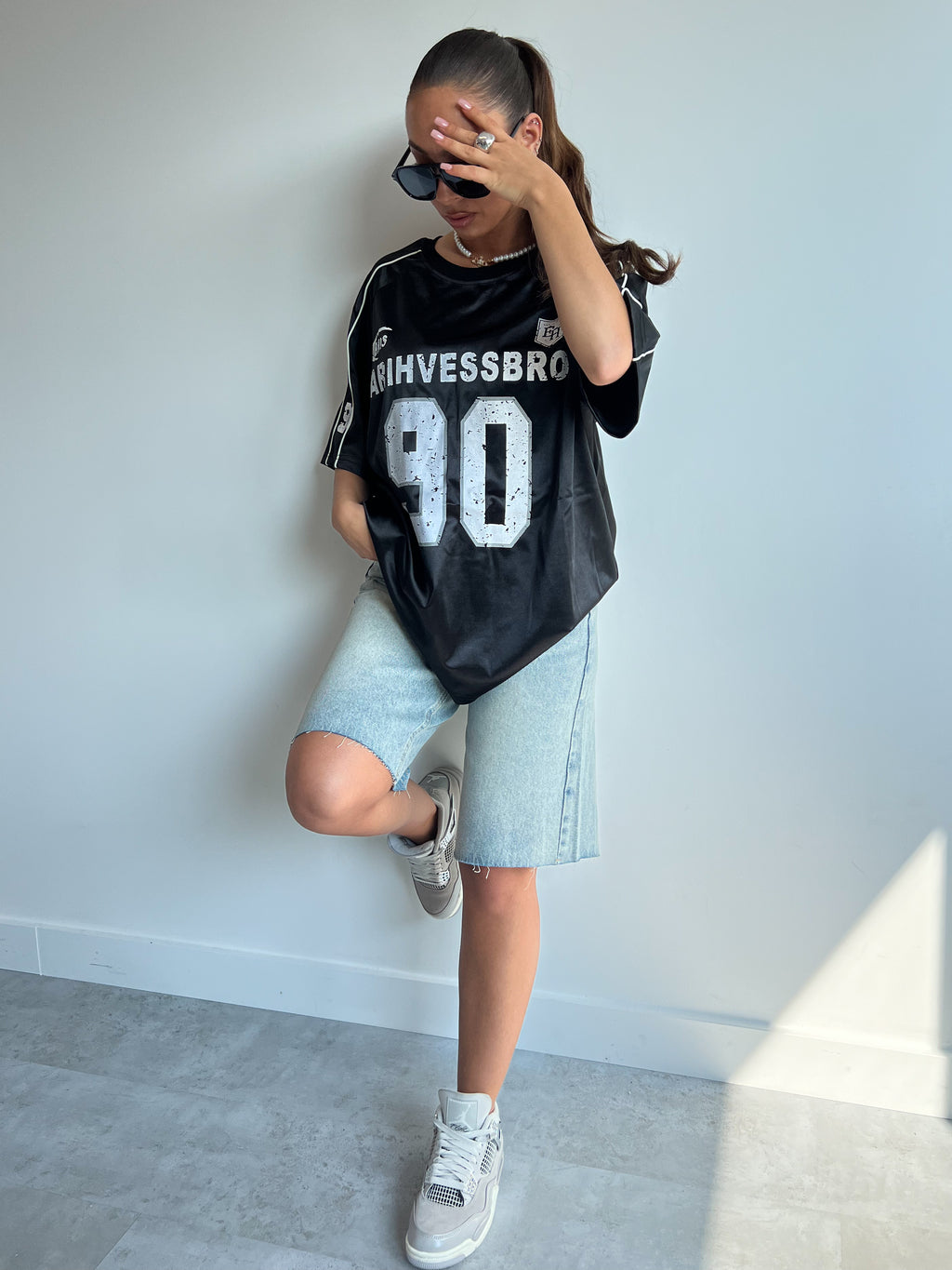 PREMIUM JERSEY BLACK/WHITE