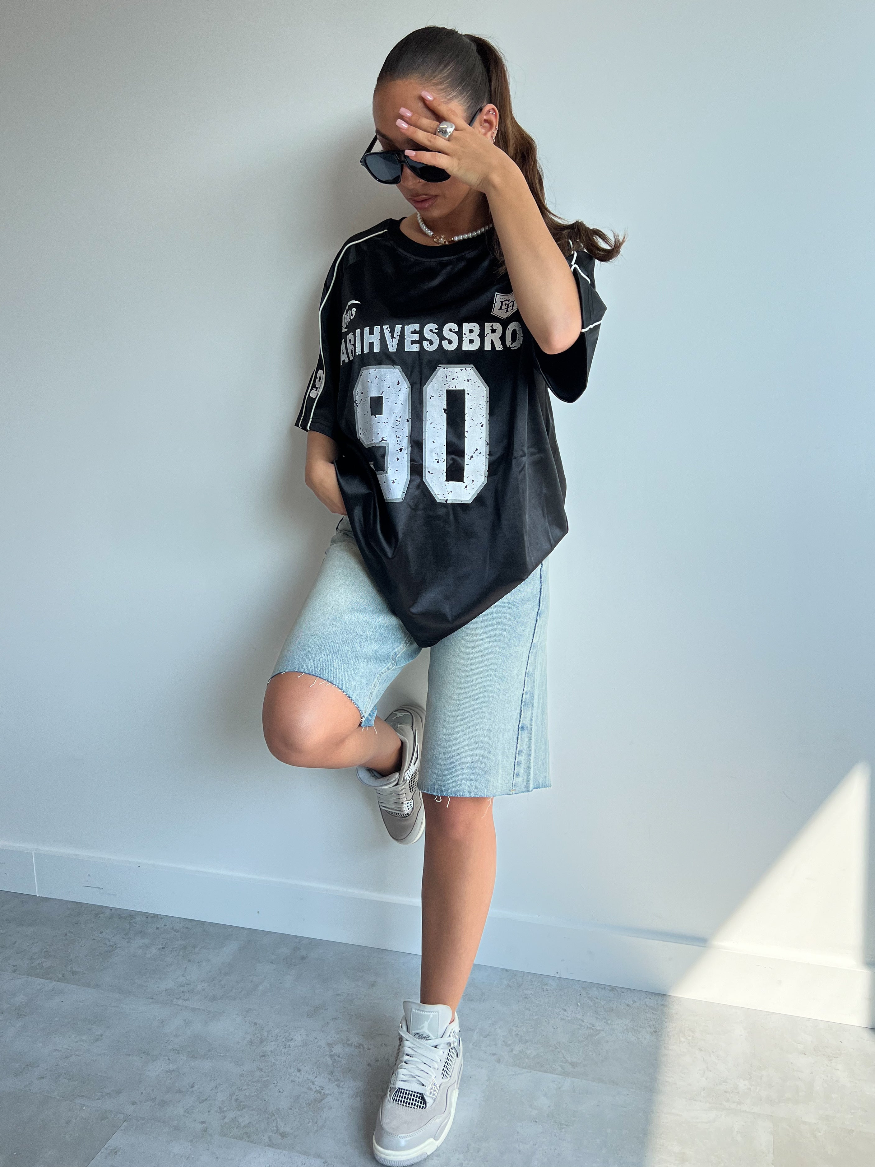 PREMIUM JERSEY BLACK/WHITE