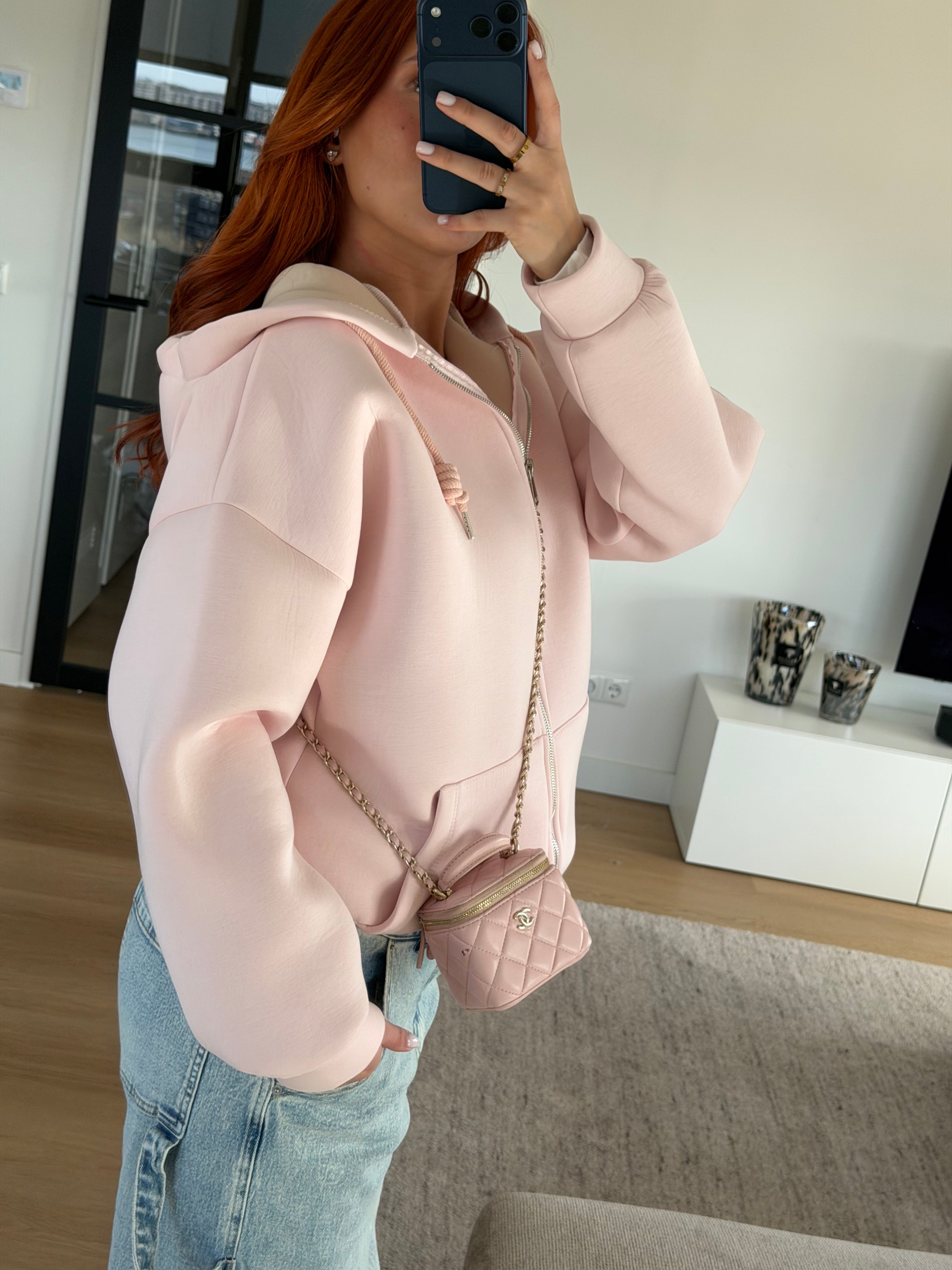 SCUBA ZIP UP PINK