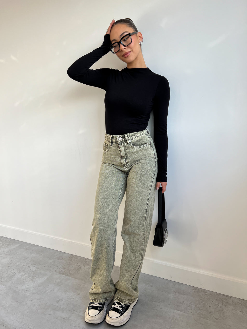 STRAIGHT LEG GREEN WASH