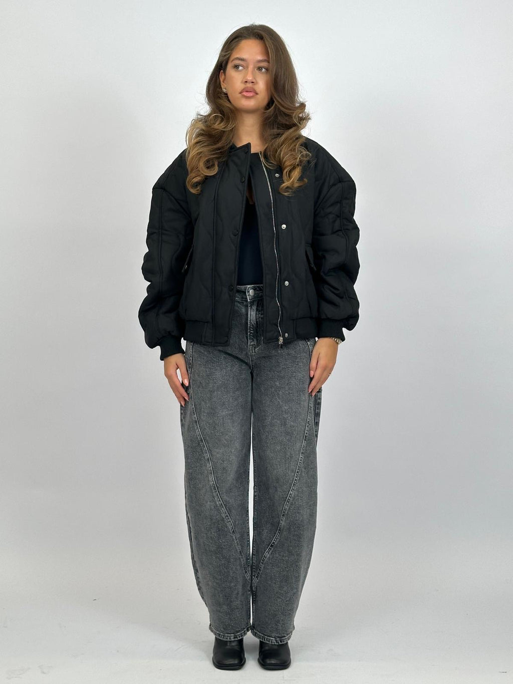 BIBI BOMBER COAT BLACK