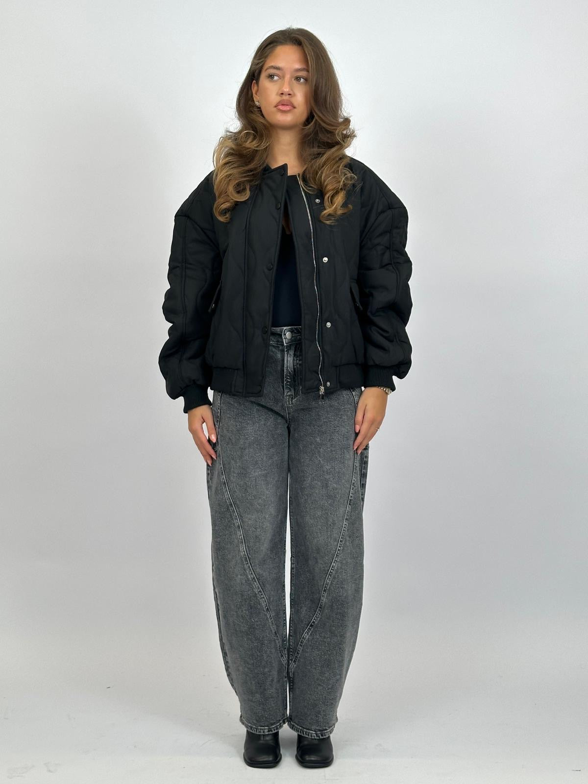 BIBI BOMBER COAT BLACK