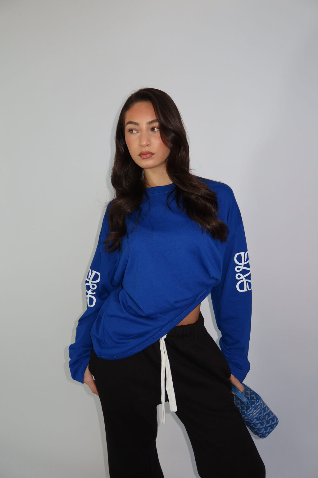 MONOGRAM LONGSLEEVE COBALT