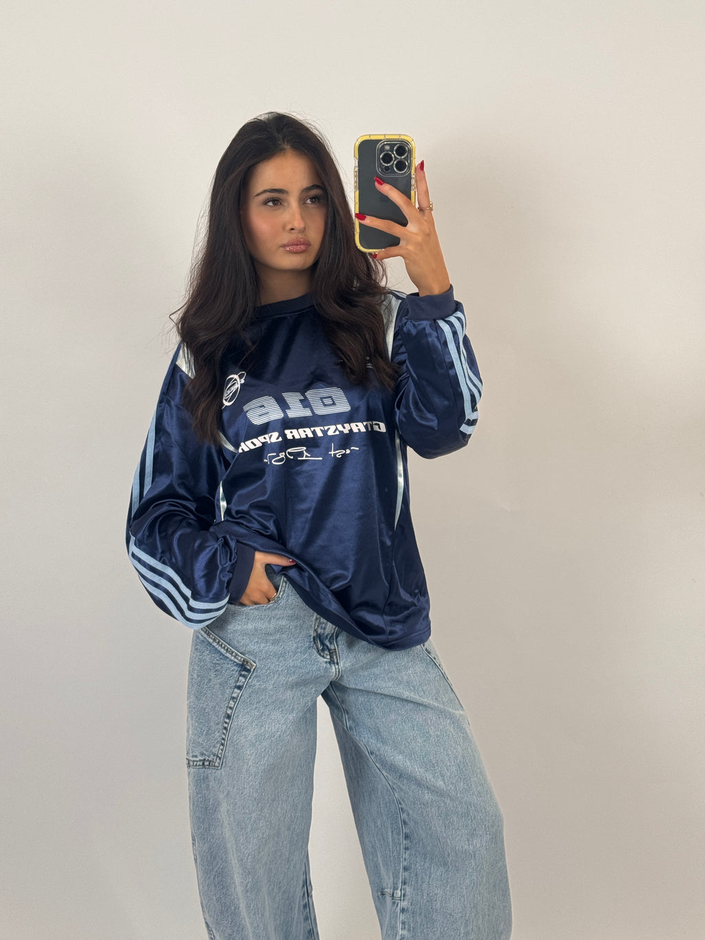 NAVY LONGSLEEVE JERSEY SIZE M