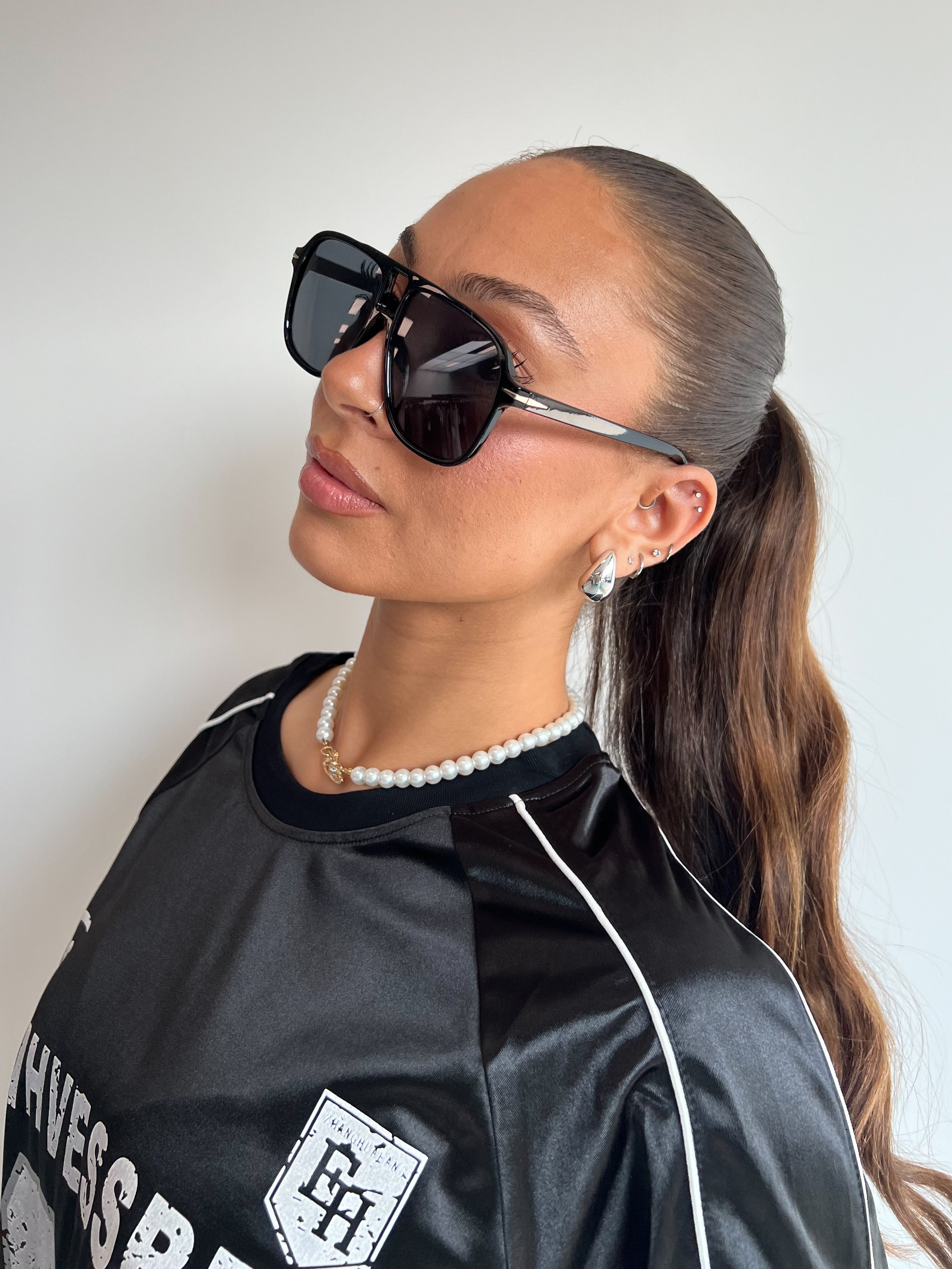 SO EXTRA AVIATOR SHADES BLACK