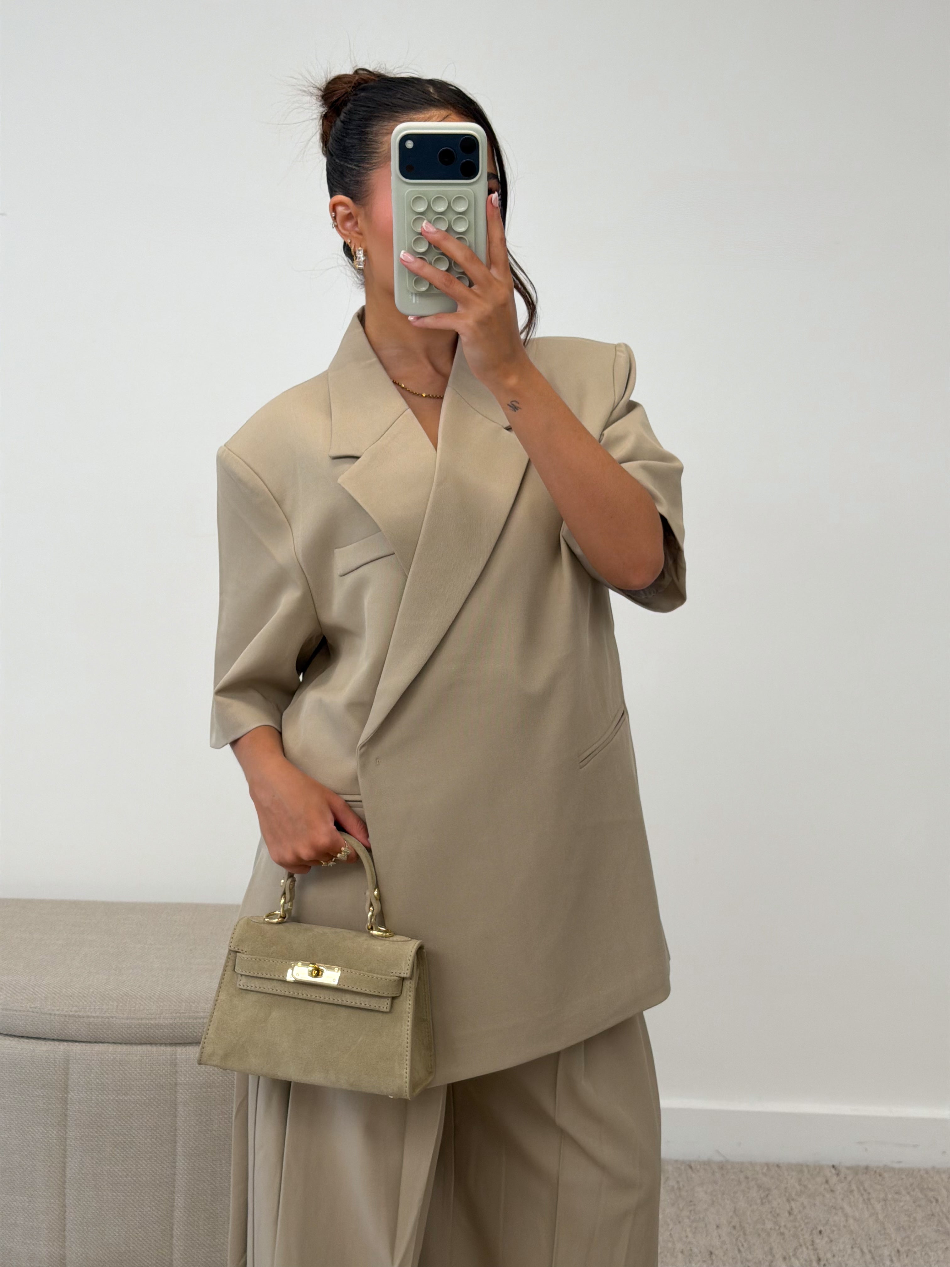 SUMMER BLAZER TAUPE