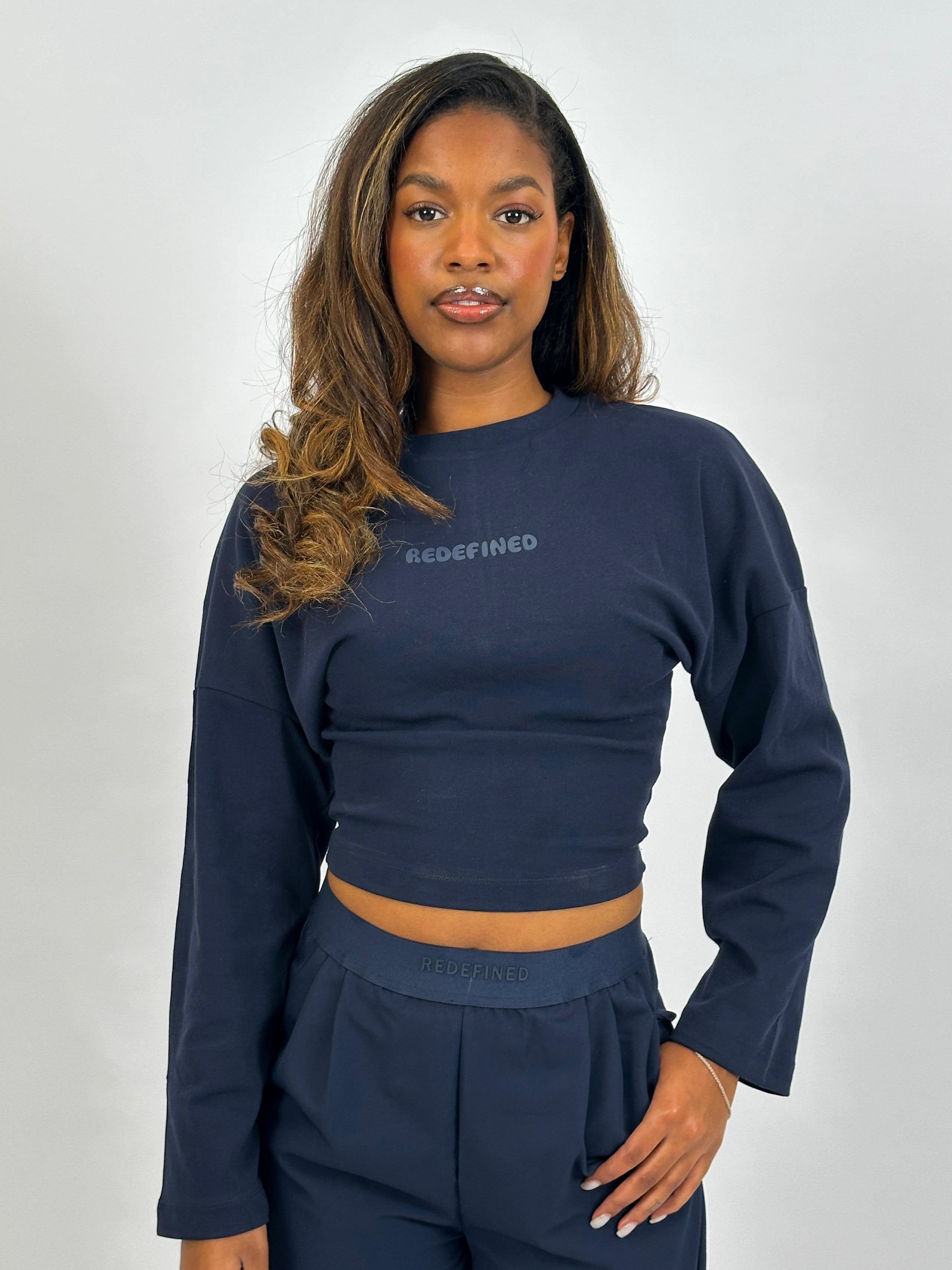 SNATCH SWEAT LONGSLEEVE NAVY