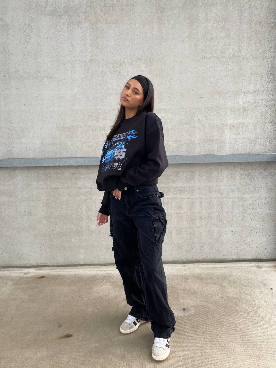 LIMITED EDITION MOTORSPORT SWEATER BLACK/BLUE