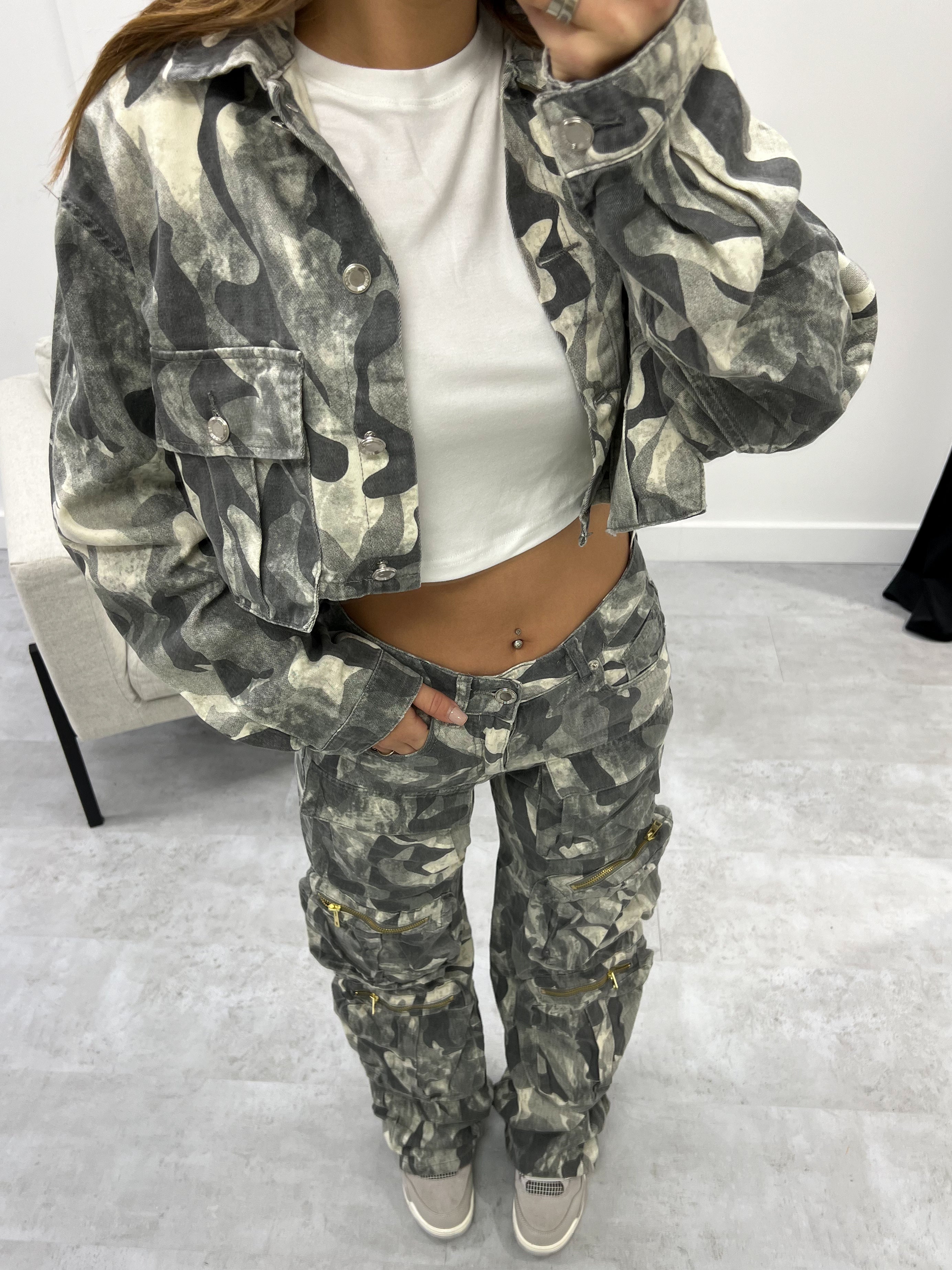 ATTICO INSPIRED NEW PRINT CARGO