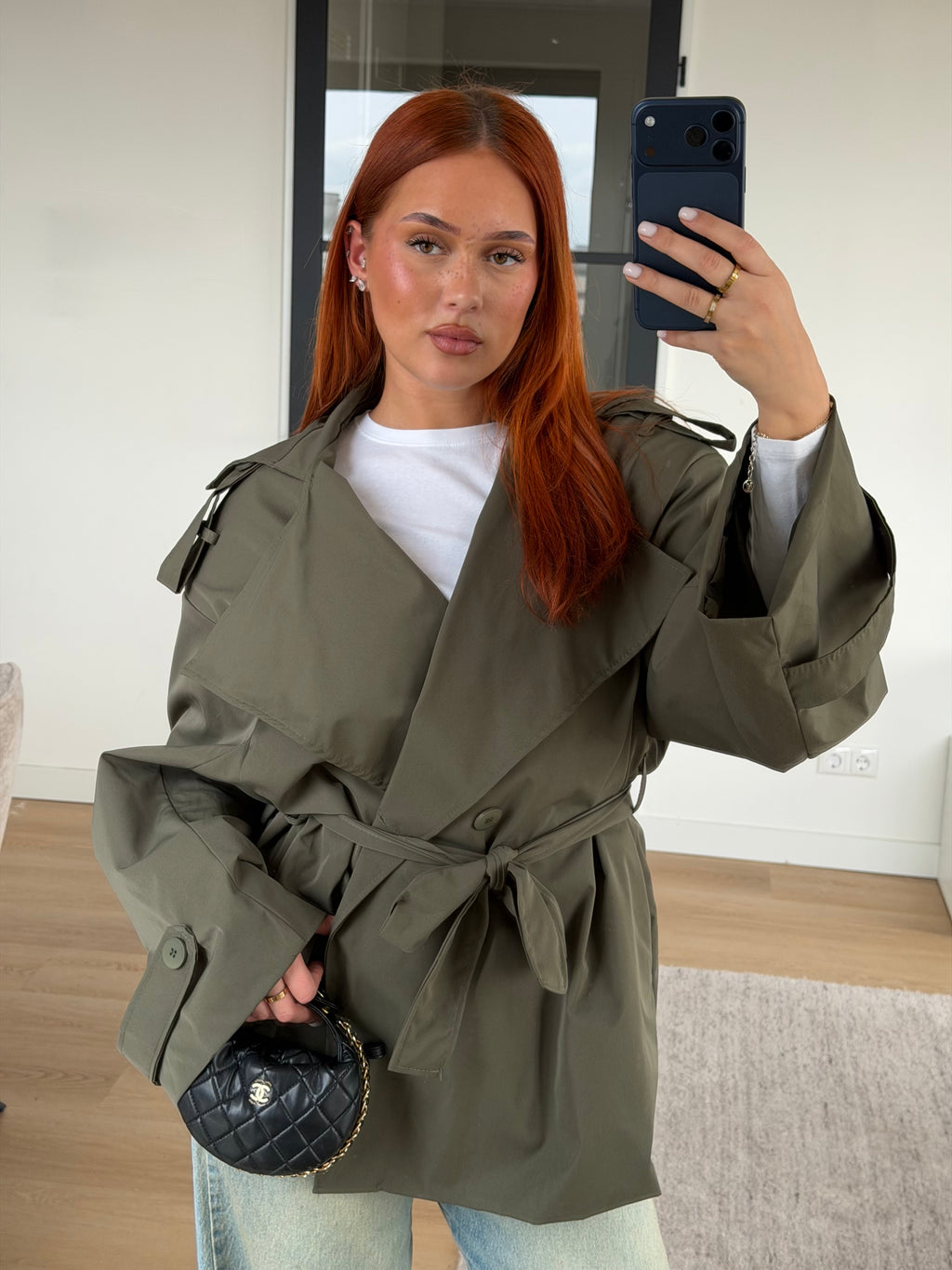 MANDY TRENCH KHAKI