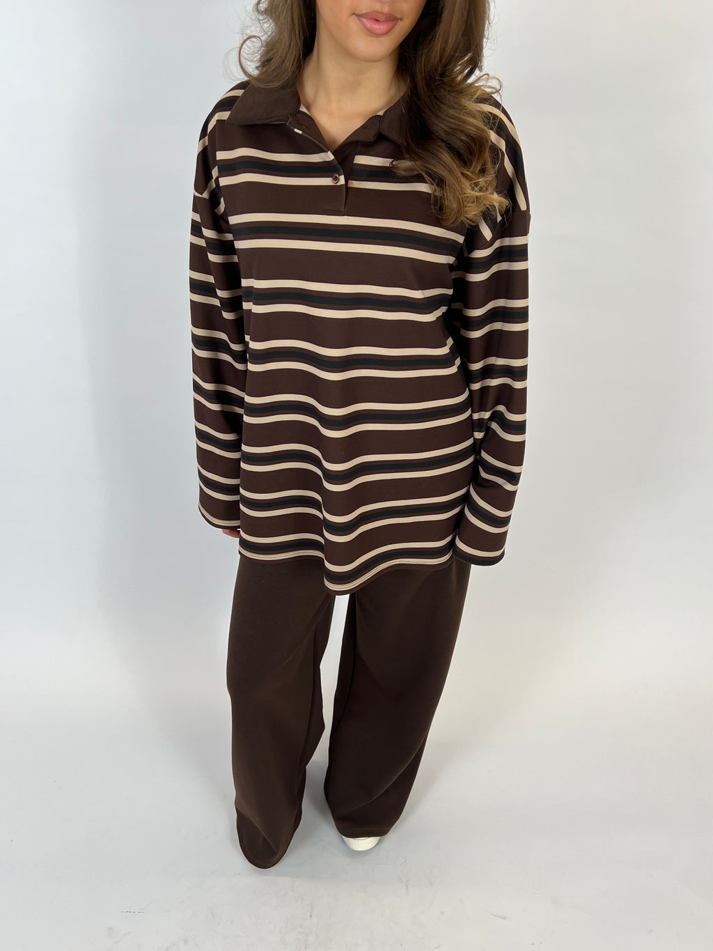 POLO COMFY SET CHOCO