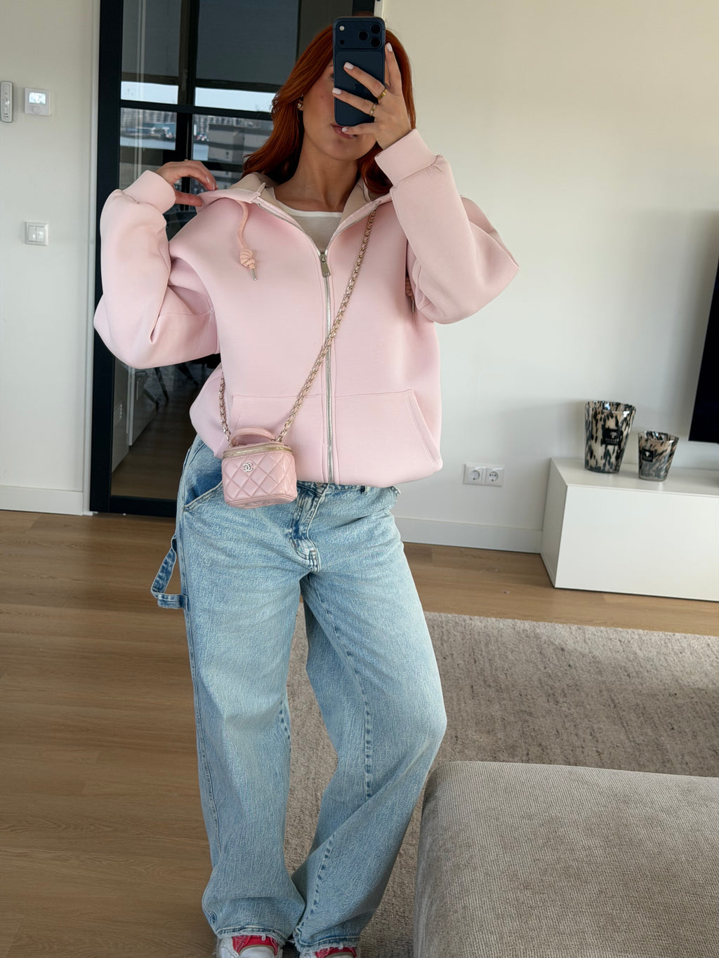 SCUBA ZIP UP PINK