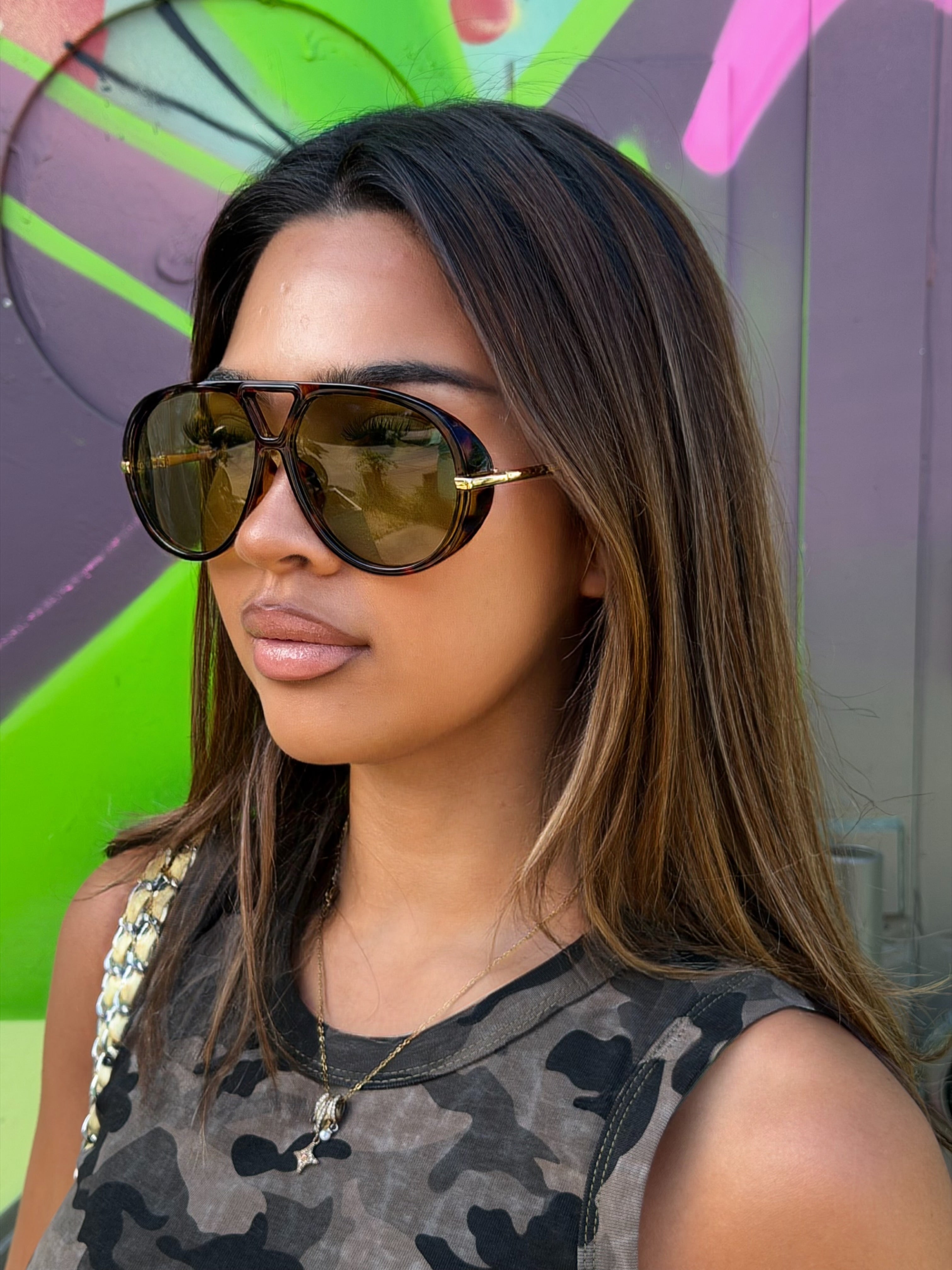 TOMMY SHADES BROWN/GREEN