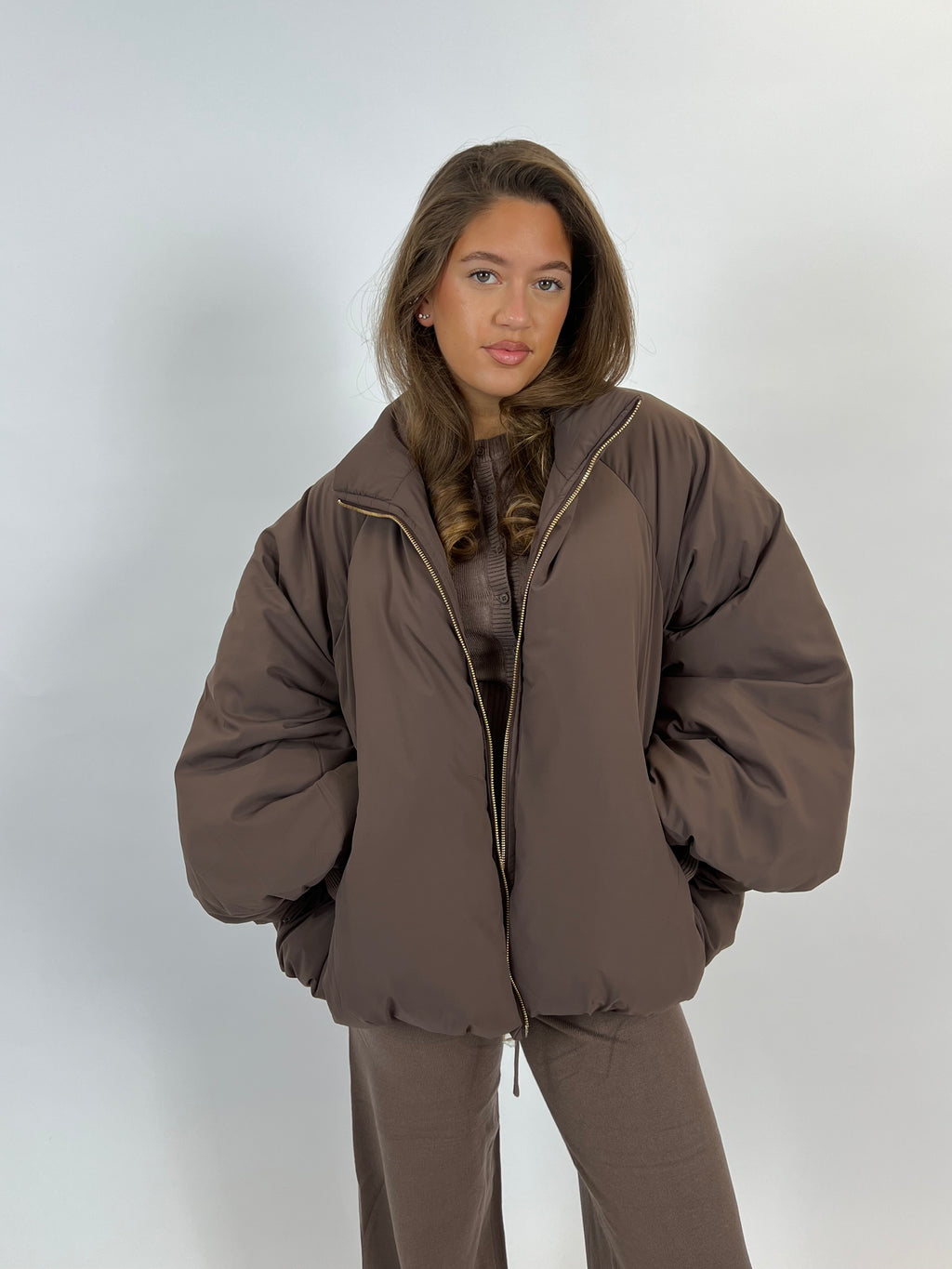 PUFFY DAWN JACKET TAUPE