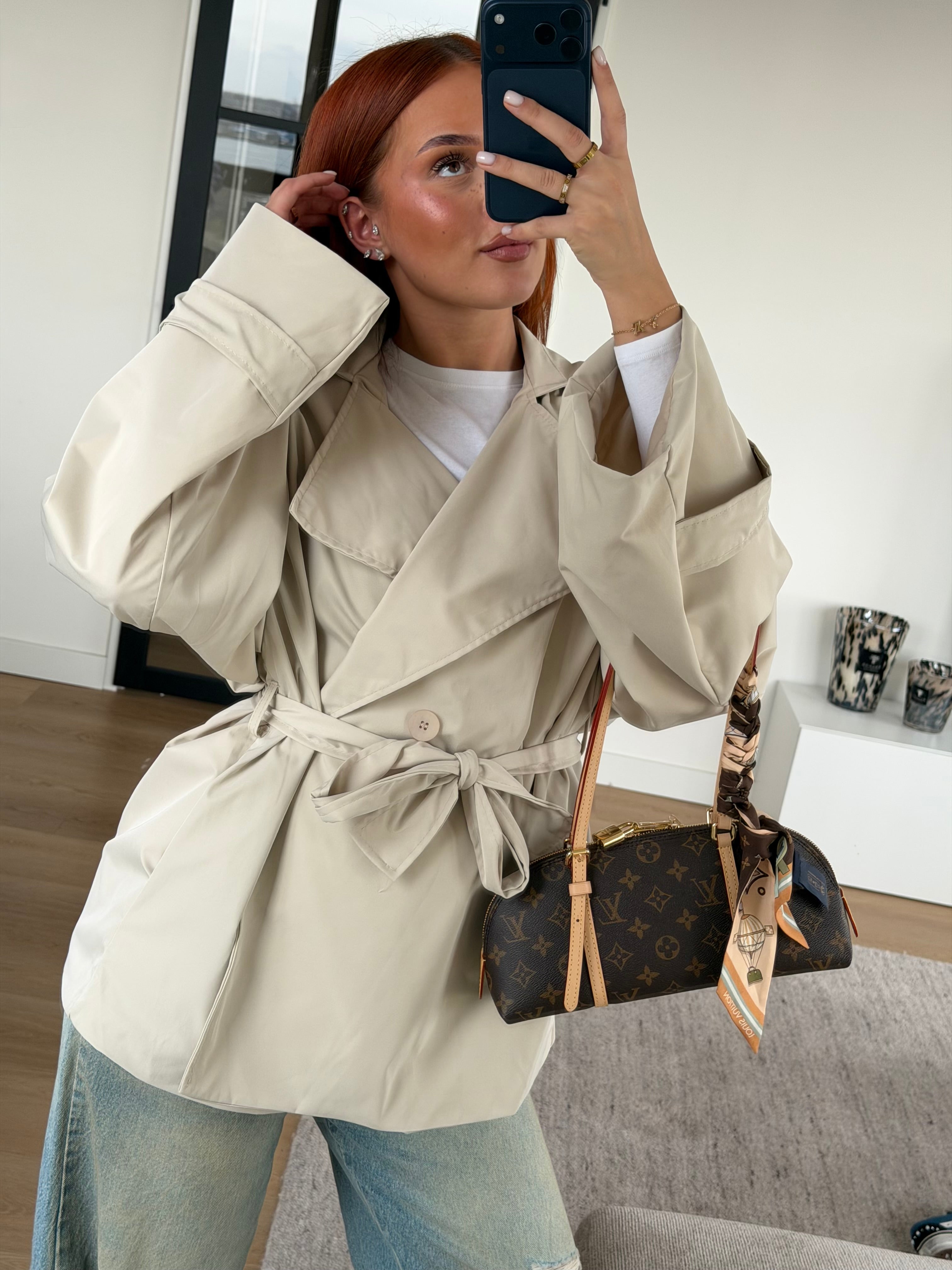 MANDY TRENCH BEIGE