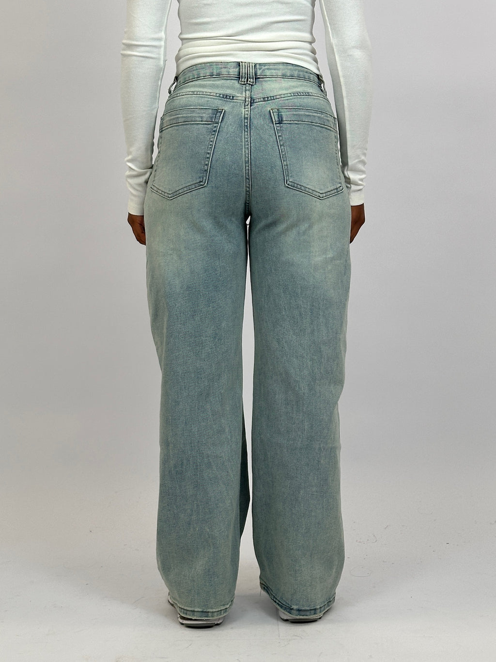 DOUBLE WAIST STRETCH JEANS