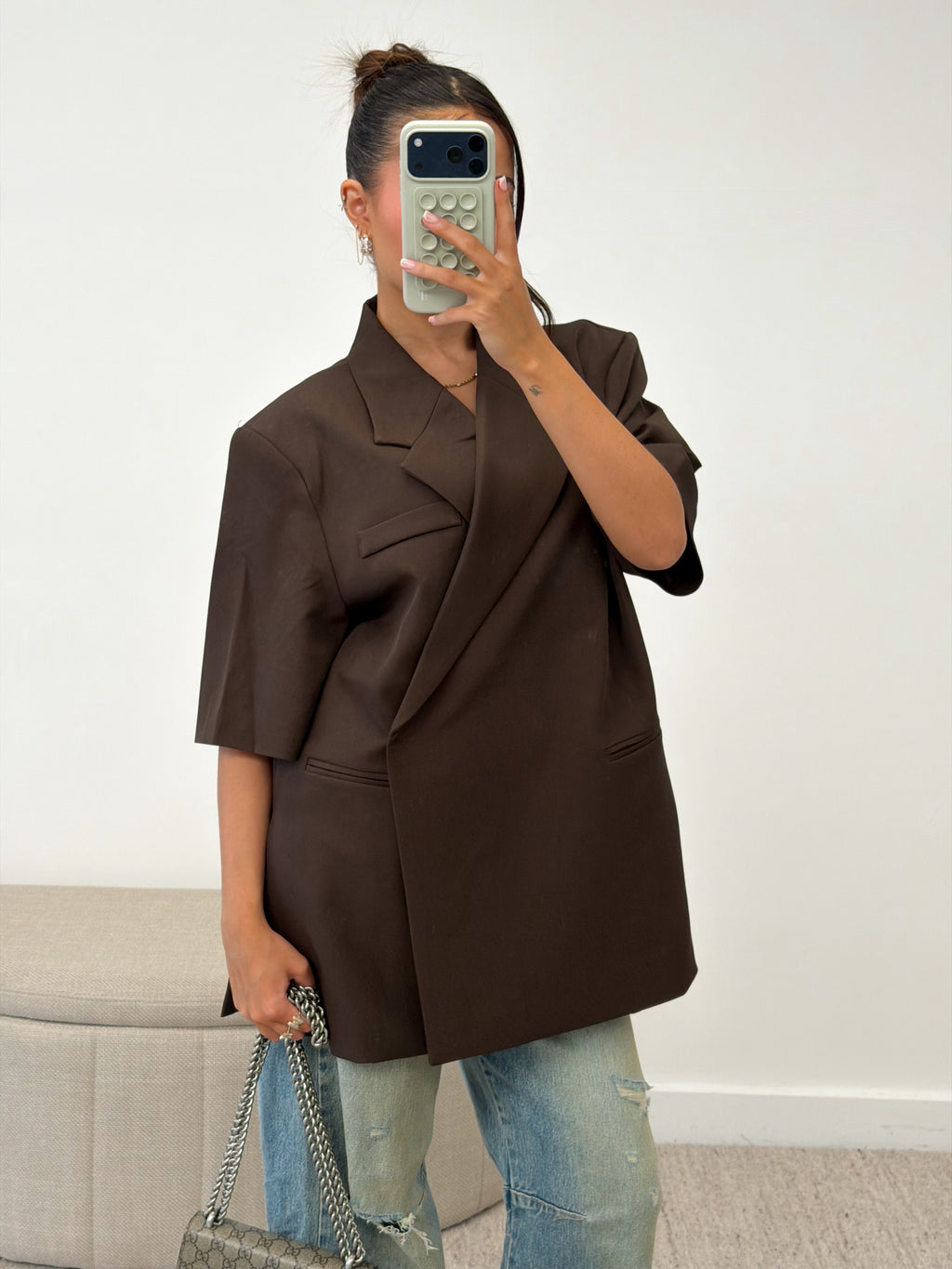 SUMMER BLAZER CHOCO