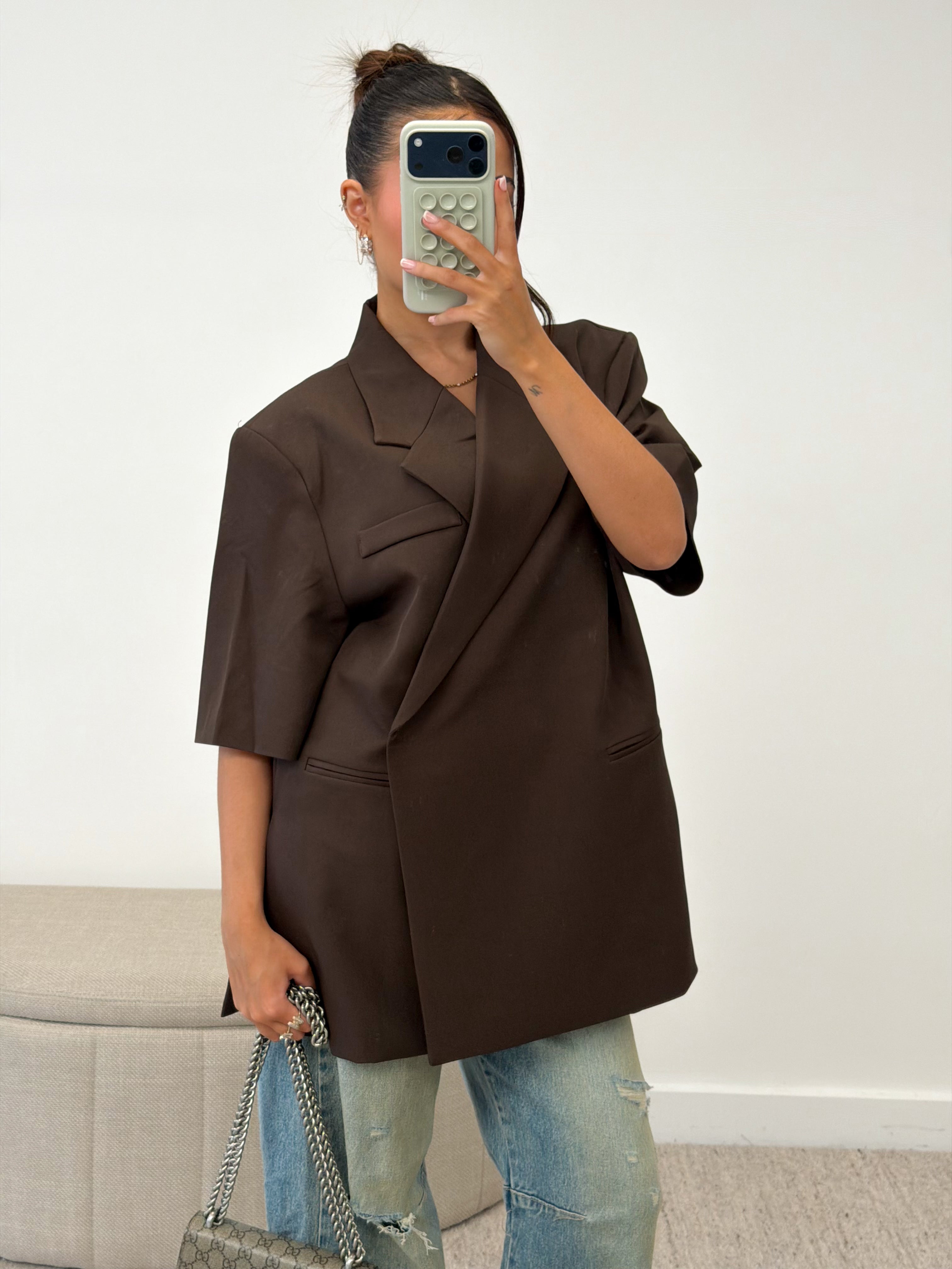 SUMMER BLAZER CHOCO