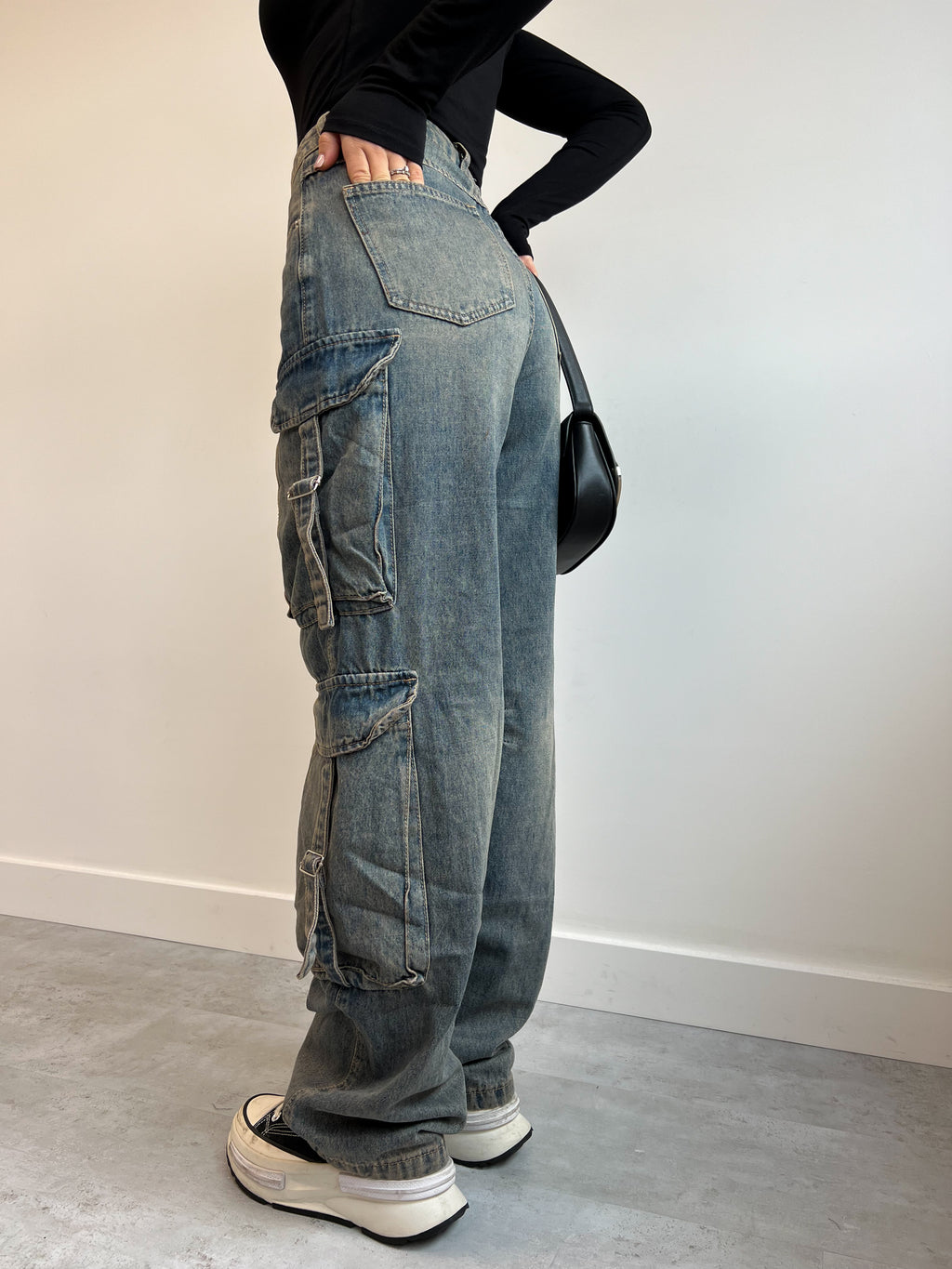 DOUBLE POCKET VINTAGE WASH CARGO