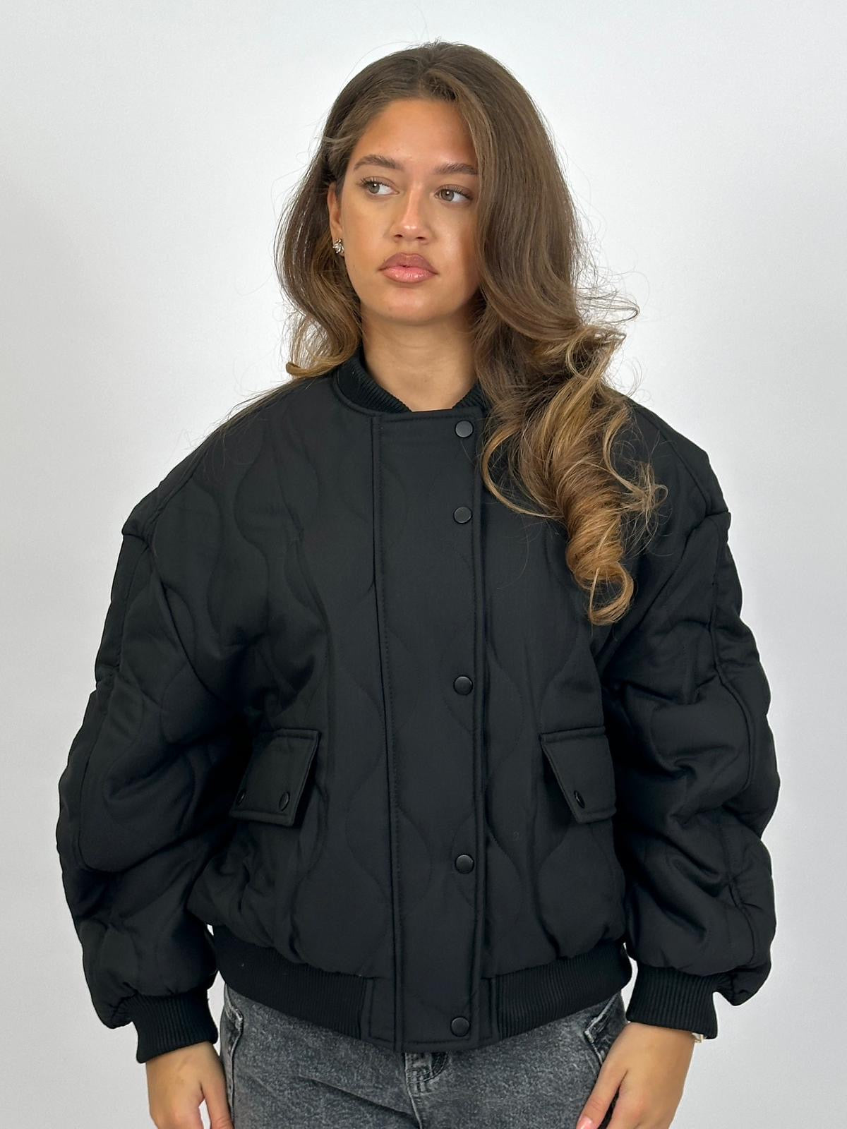 BIBI BOMBER COAT BLACK