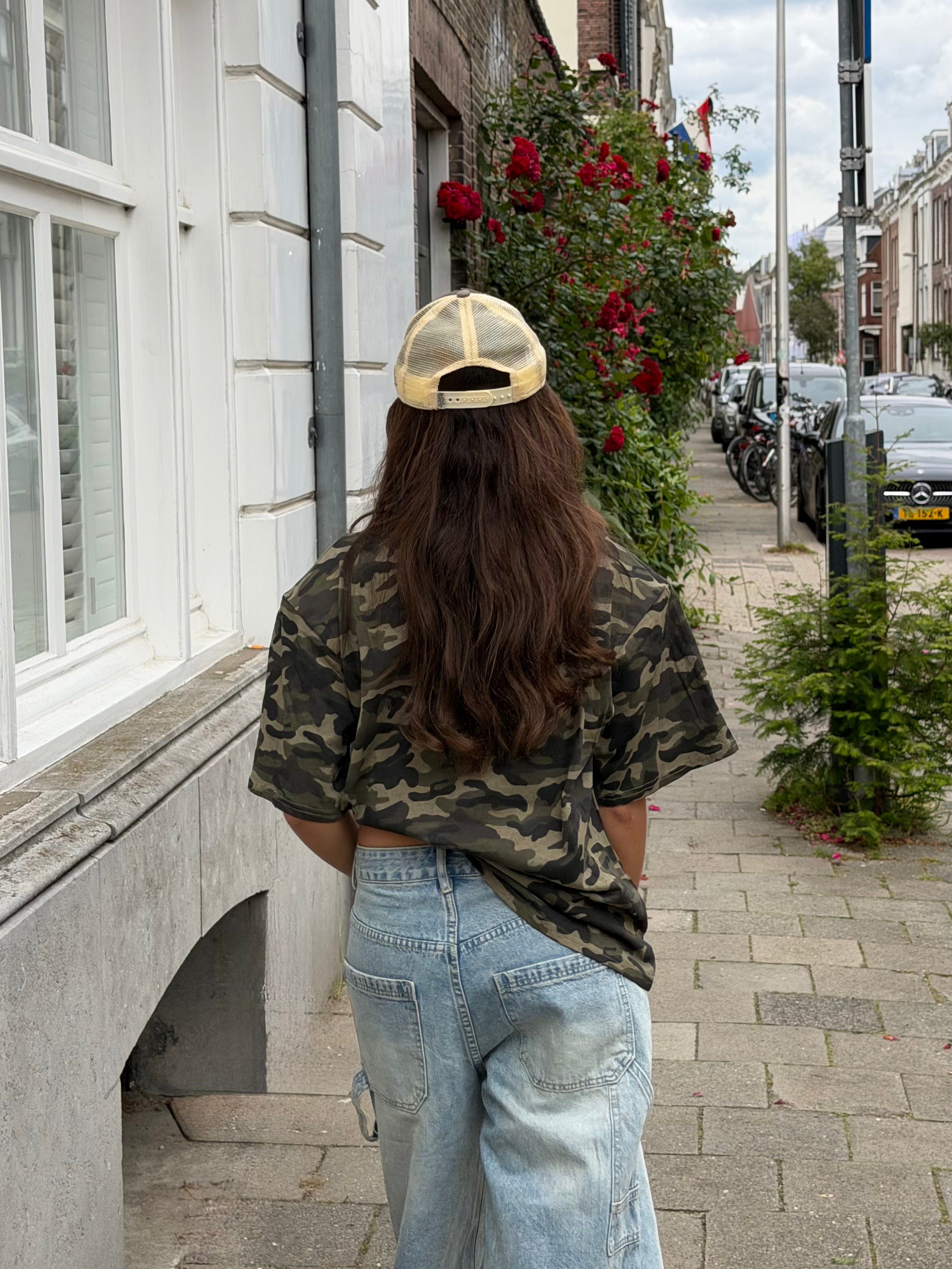 NAOMI ARMY TEE OVERSIZED
