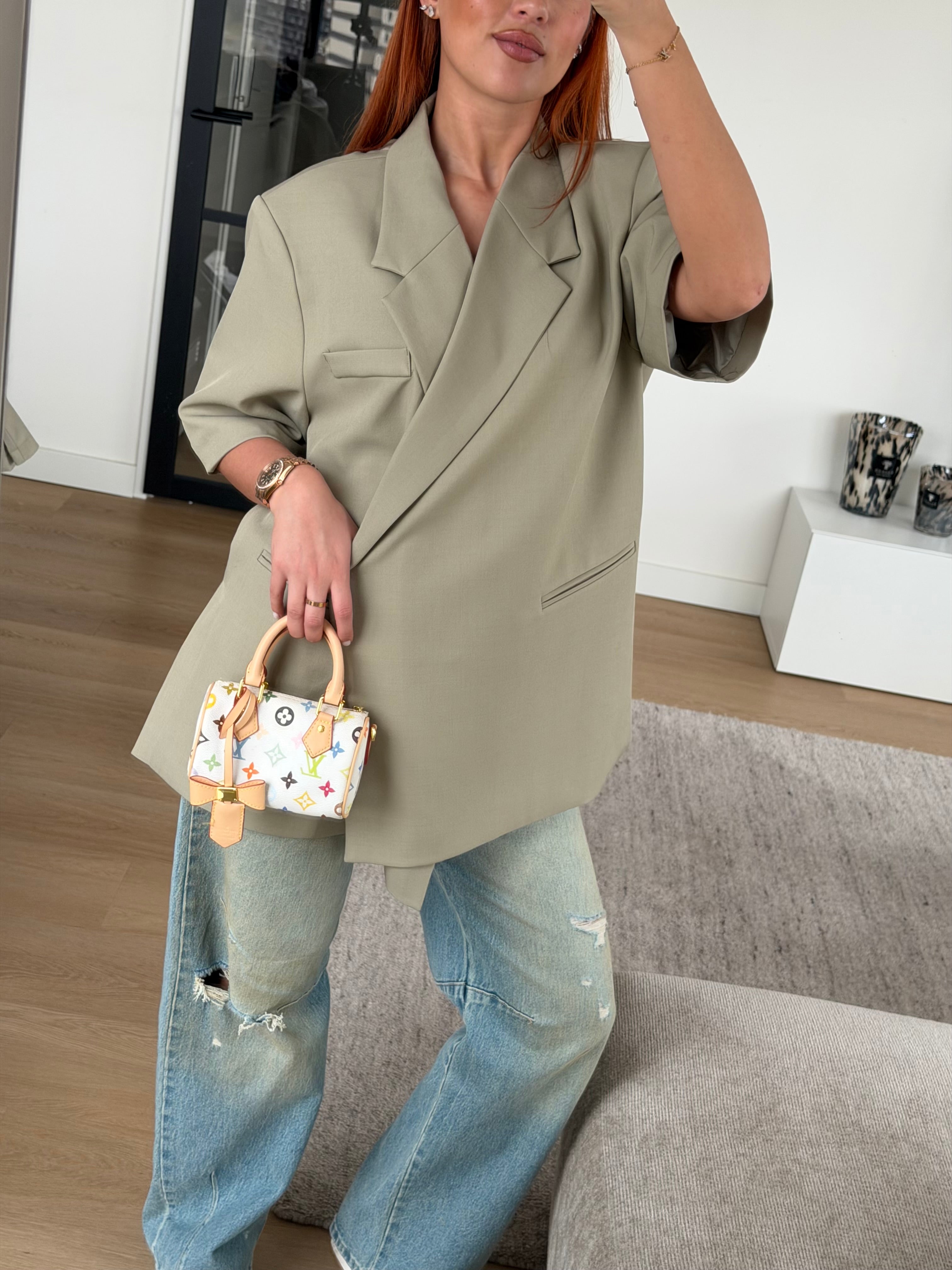 SUMMER BLAZER MATCHA