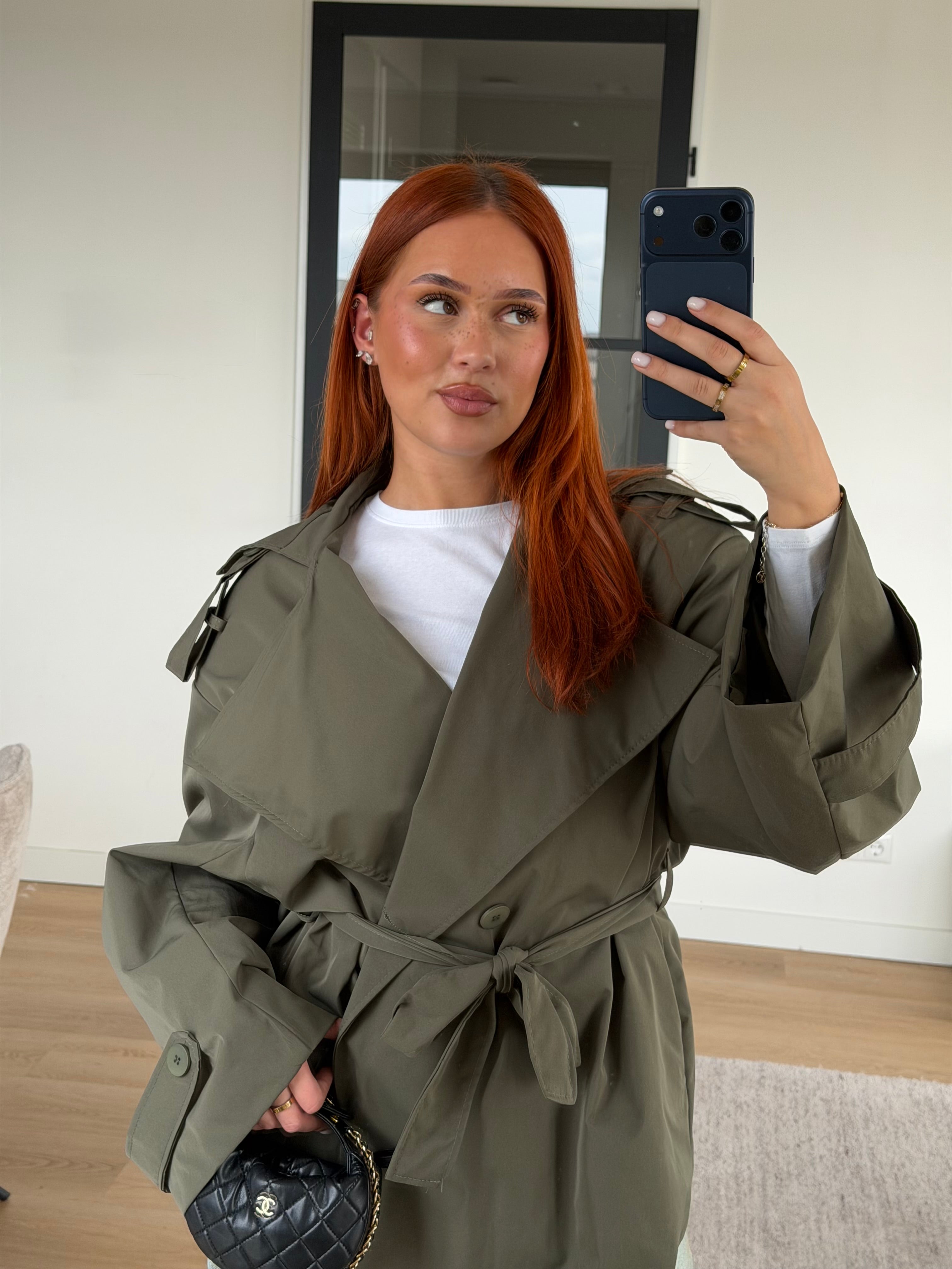 MANDY TRENCH KHAKI