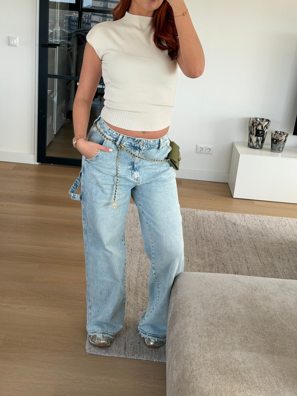 CARPENTER STRETCH JEANS BLUE