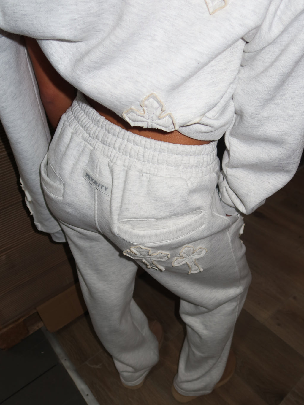 LIMITED EDITION CROSS PATCH TRACKSUIT MELANGE