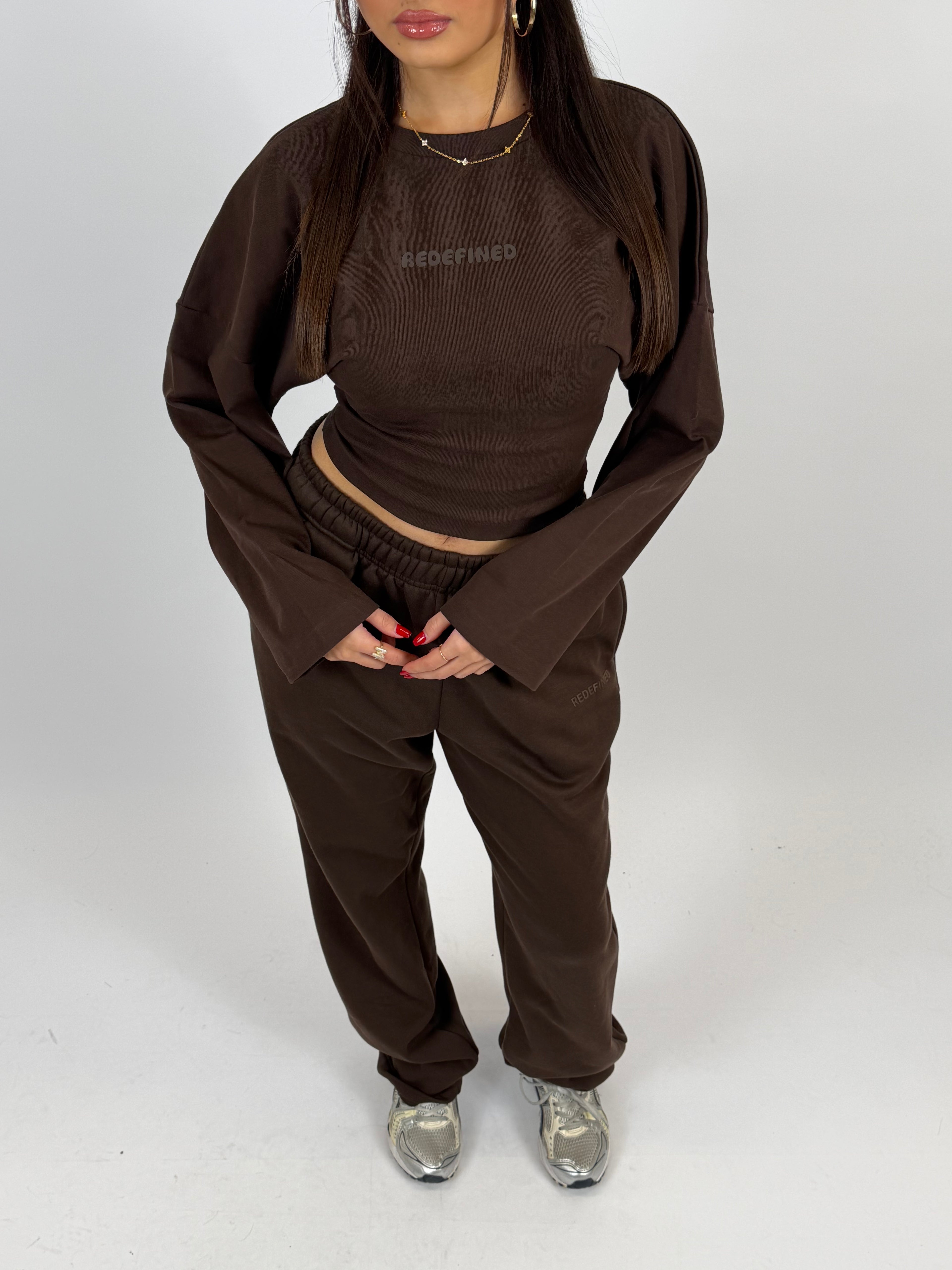 SNATCH SWEAT LONGSLEEVE CHOCO