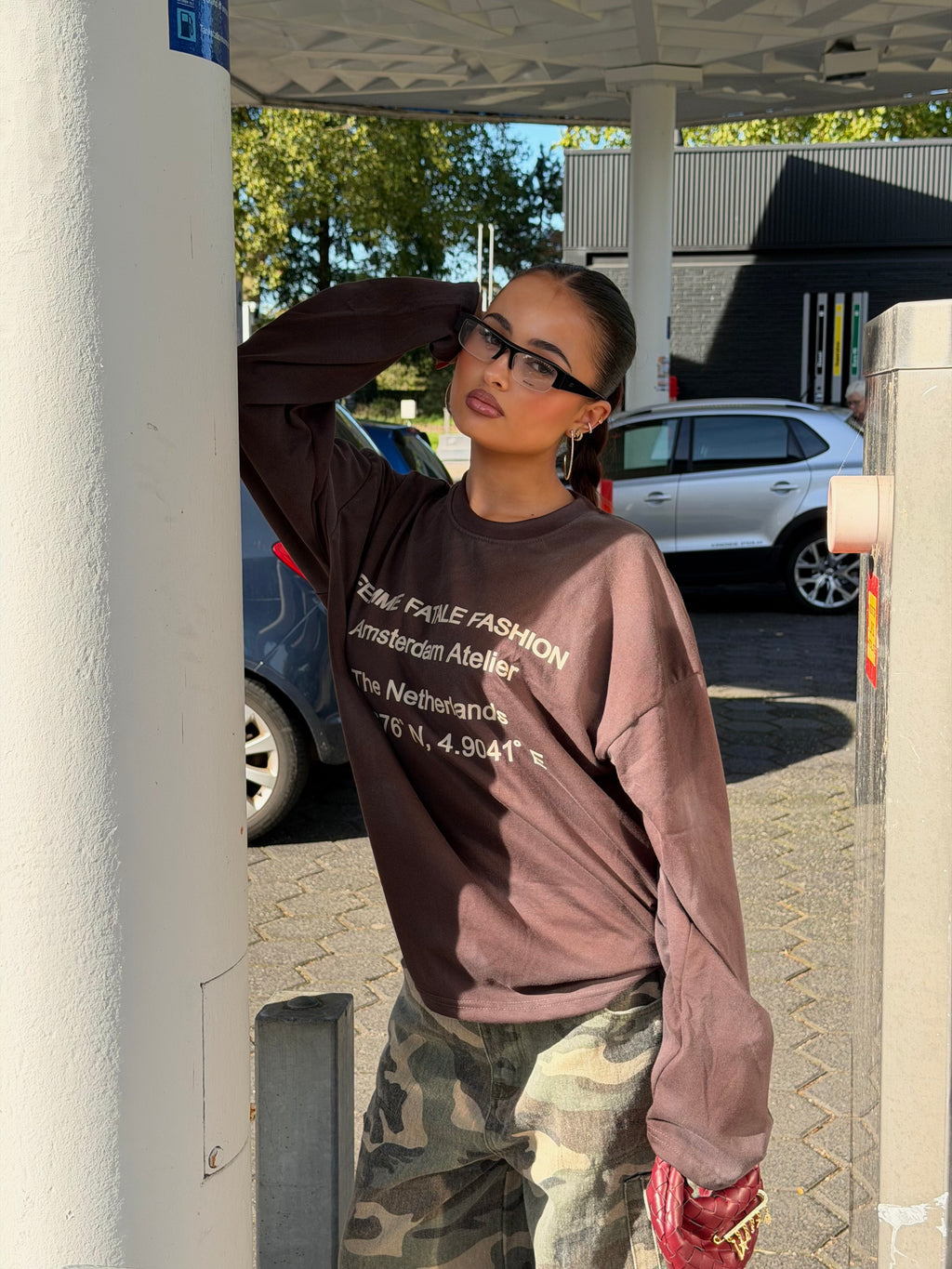 FEMME ATELIER LONGSLEEVE BROWN/BEIGE PRE ORDER