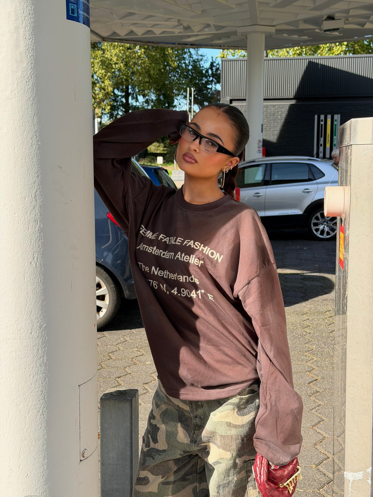 FEMME ATELIER LONGSLEEVE BROWN/BEIGE PRE ORDER