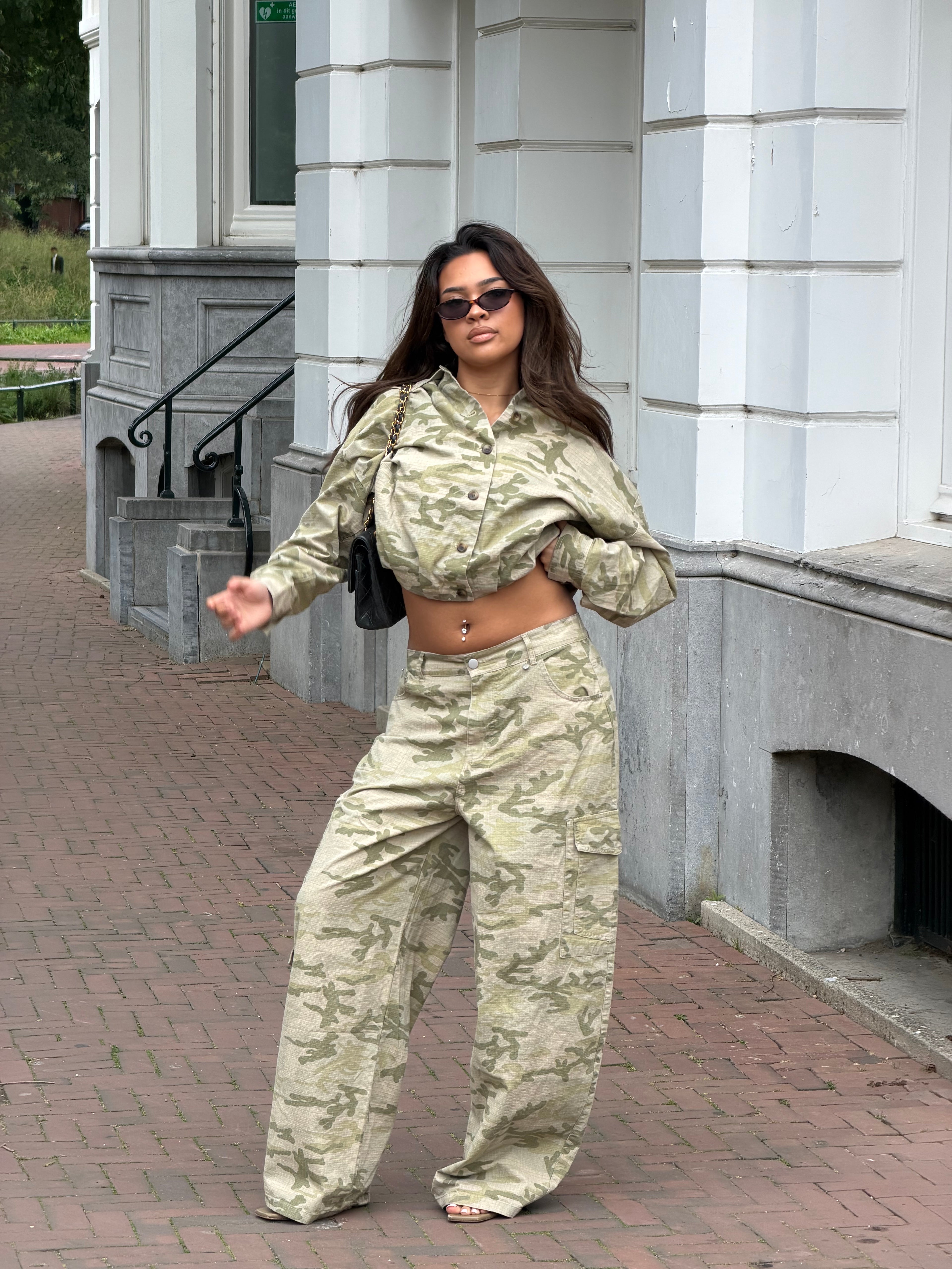 CAMO WASHED CARGO BEIGE TALL