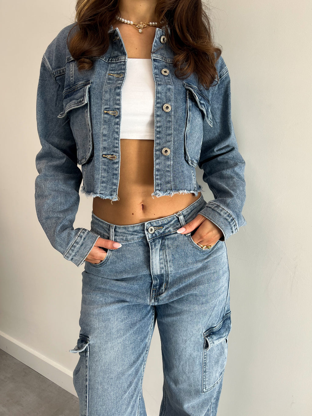 POCKET DENIM JACKET 6592