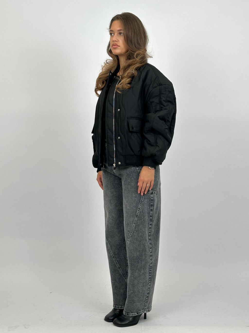 BIBI BOMBER COAT BLACK