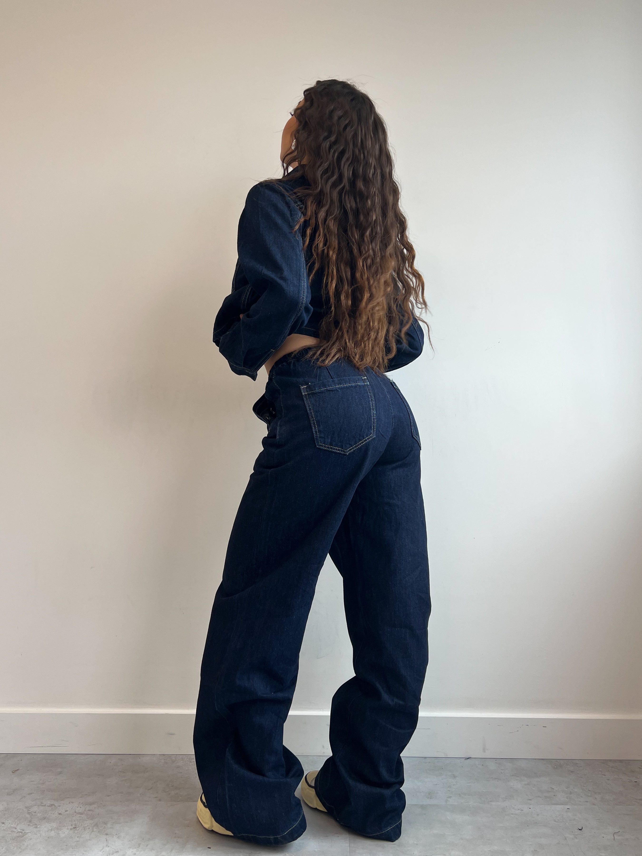 DENIM JOG JEANS (PART OF SET)