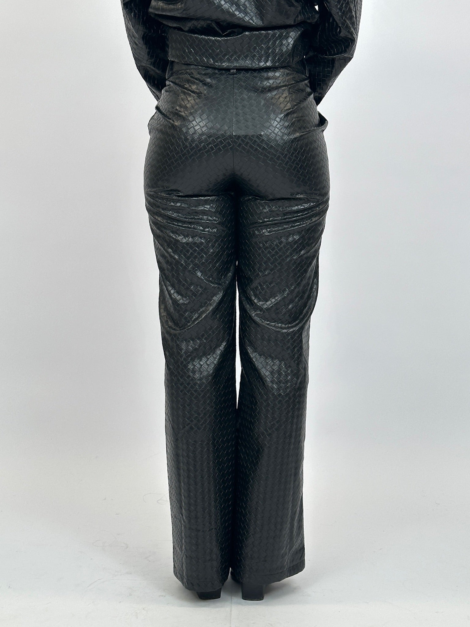 BRAIDED PANTALON BLACK