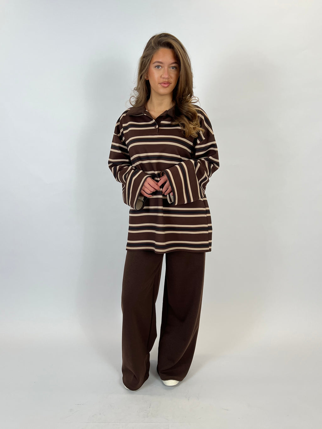 POLO COMFY SET CHOCO