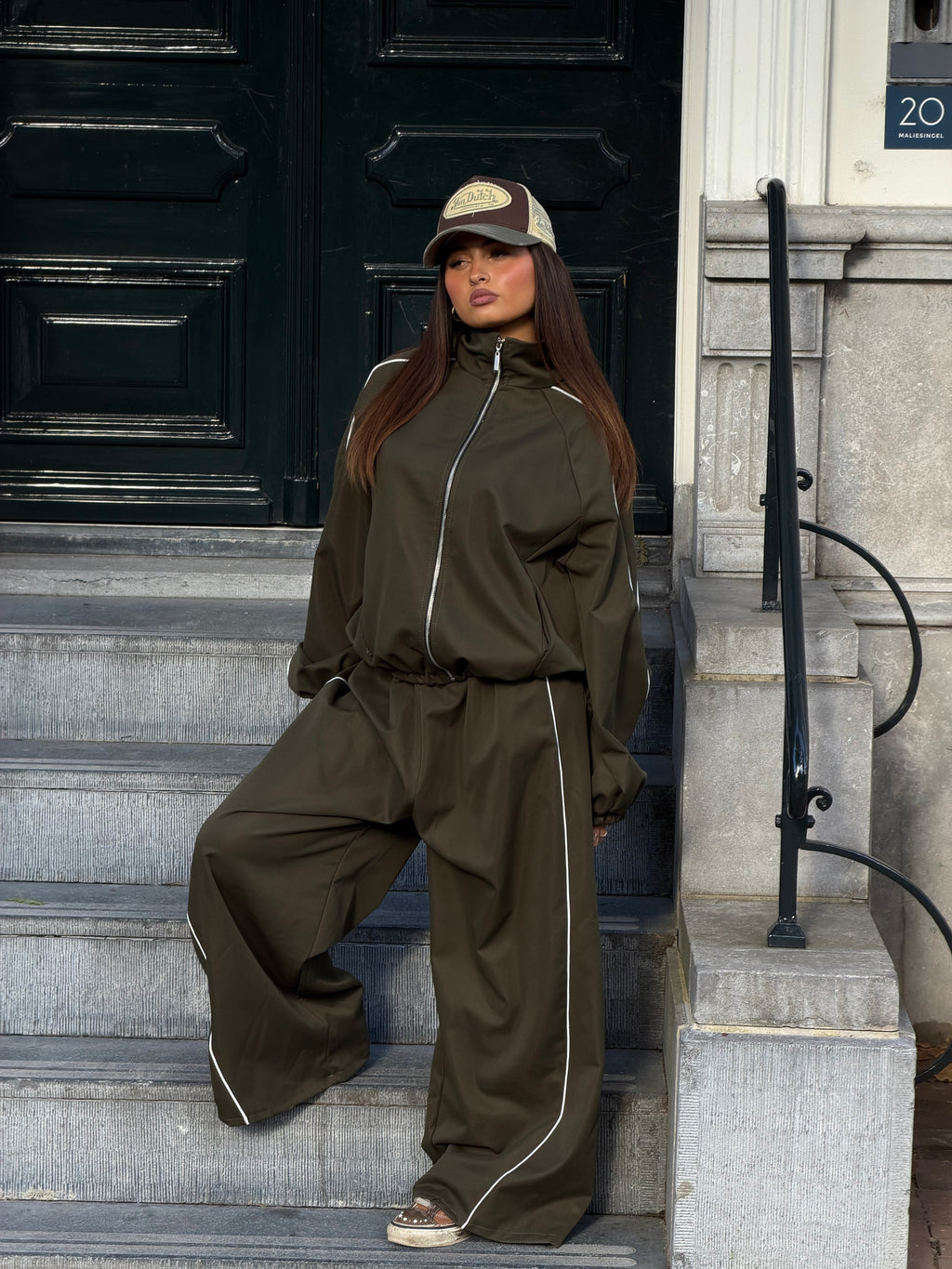 PIEN WINDBREAKER SUIT ARMY