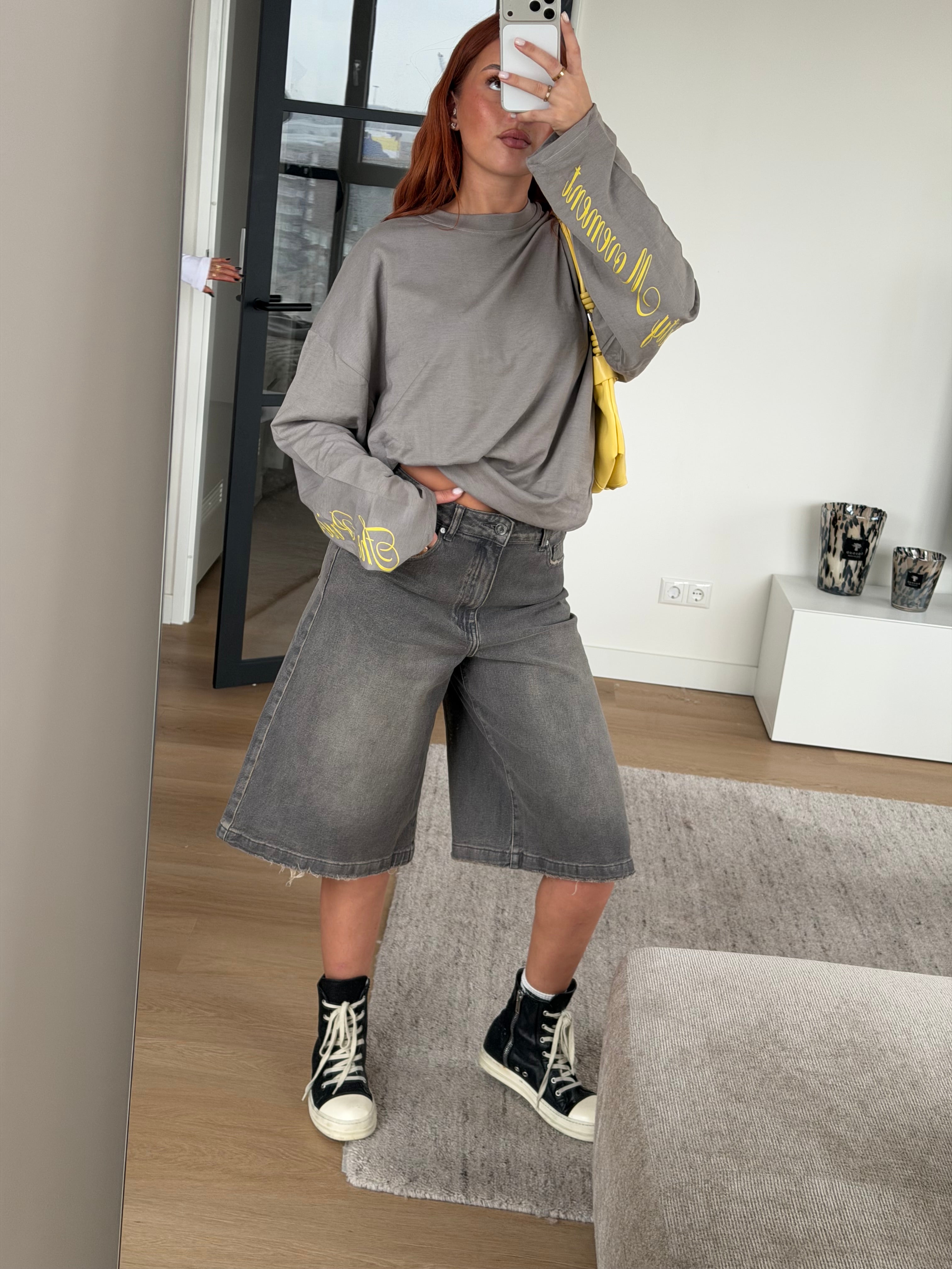 MOVEMENT LONGSLEEVE TAUPE/YELLOW