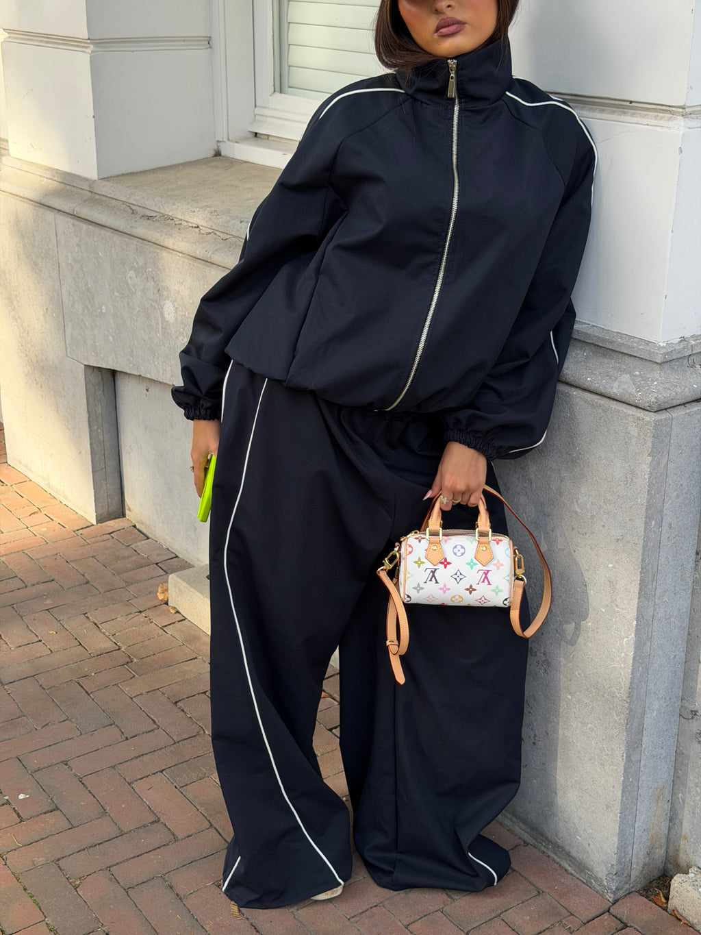 PIEN WINDBREAKER SUIT NAVY
