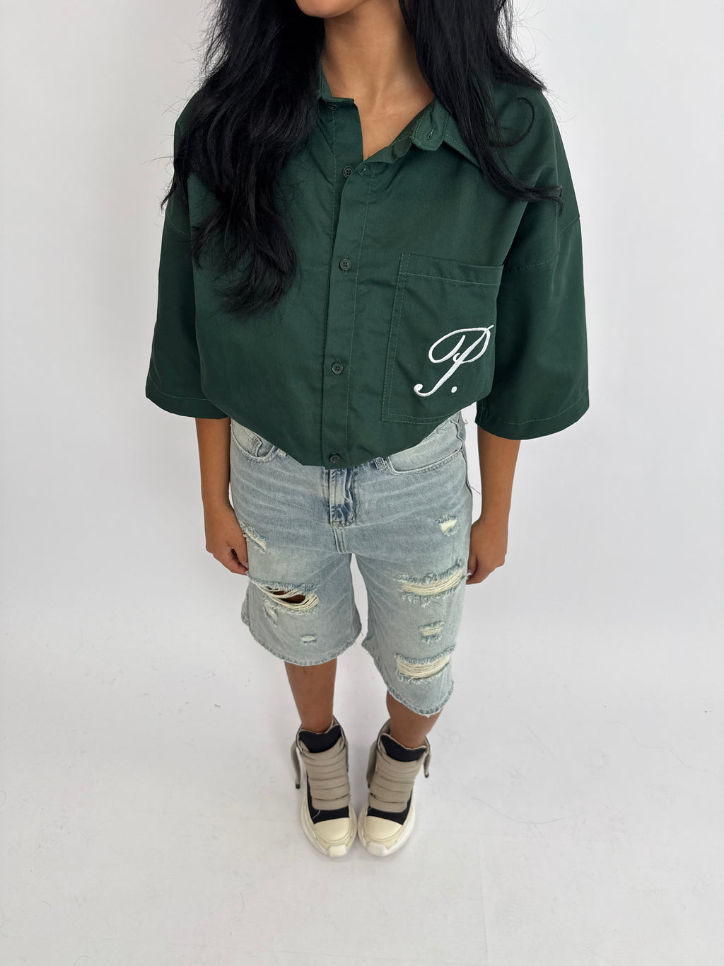 RIPPED DISTRESSED JORT