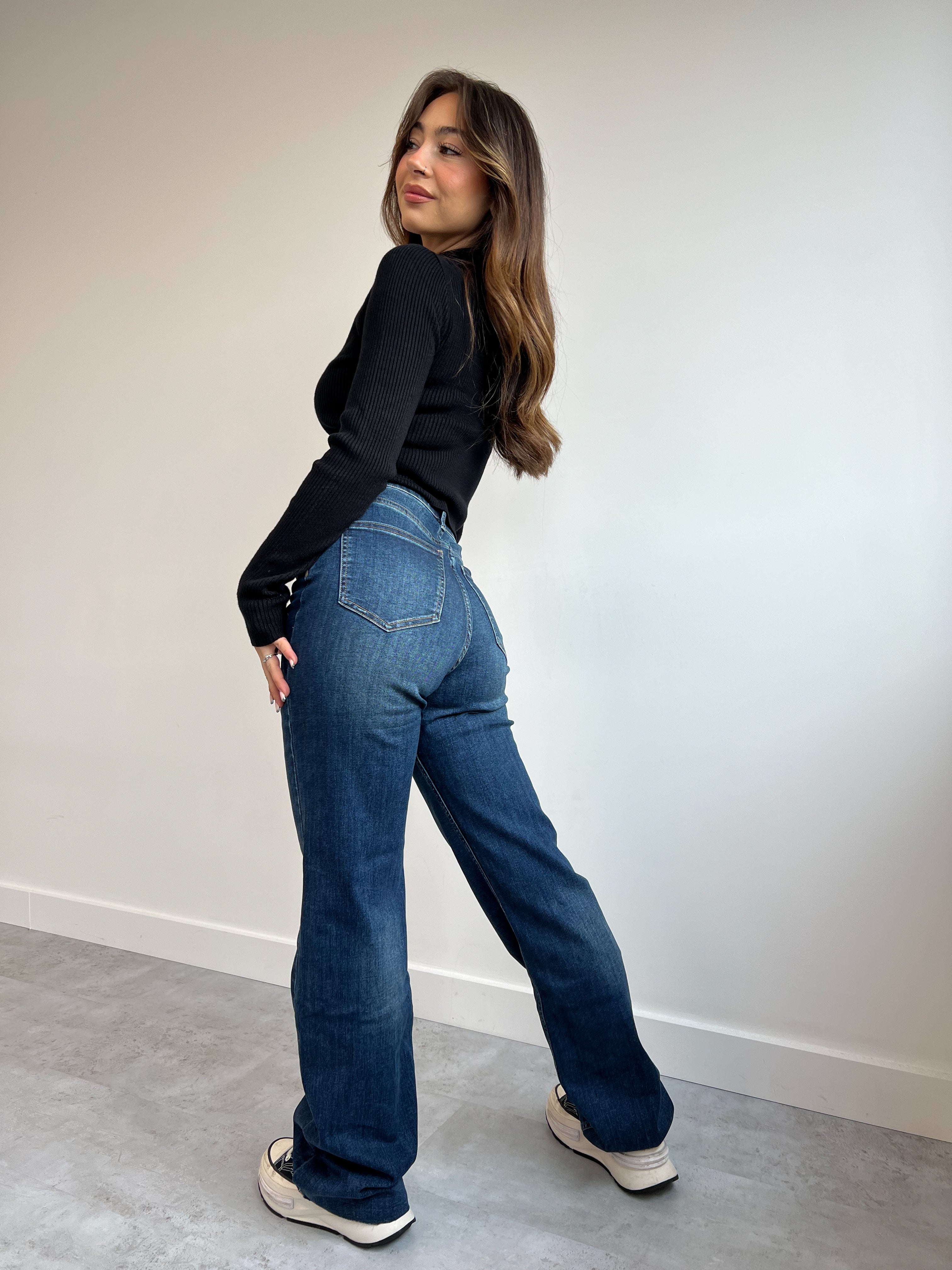 TALL DARK DENIM STRETCH STRAIGHT 1722