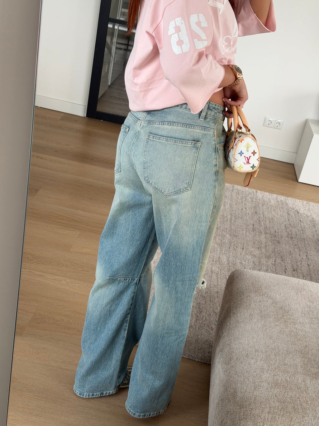 ALL THE WAY BARREL JEANS