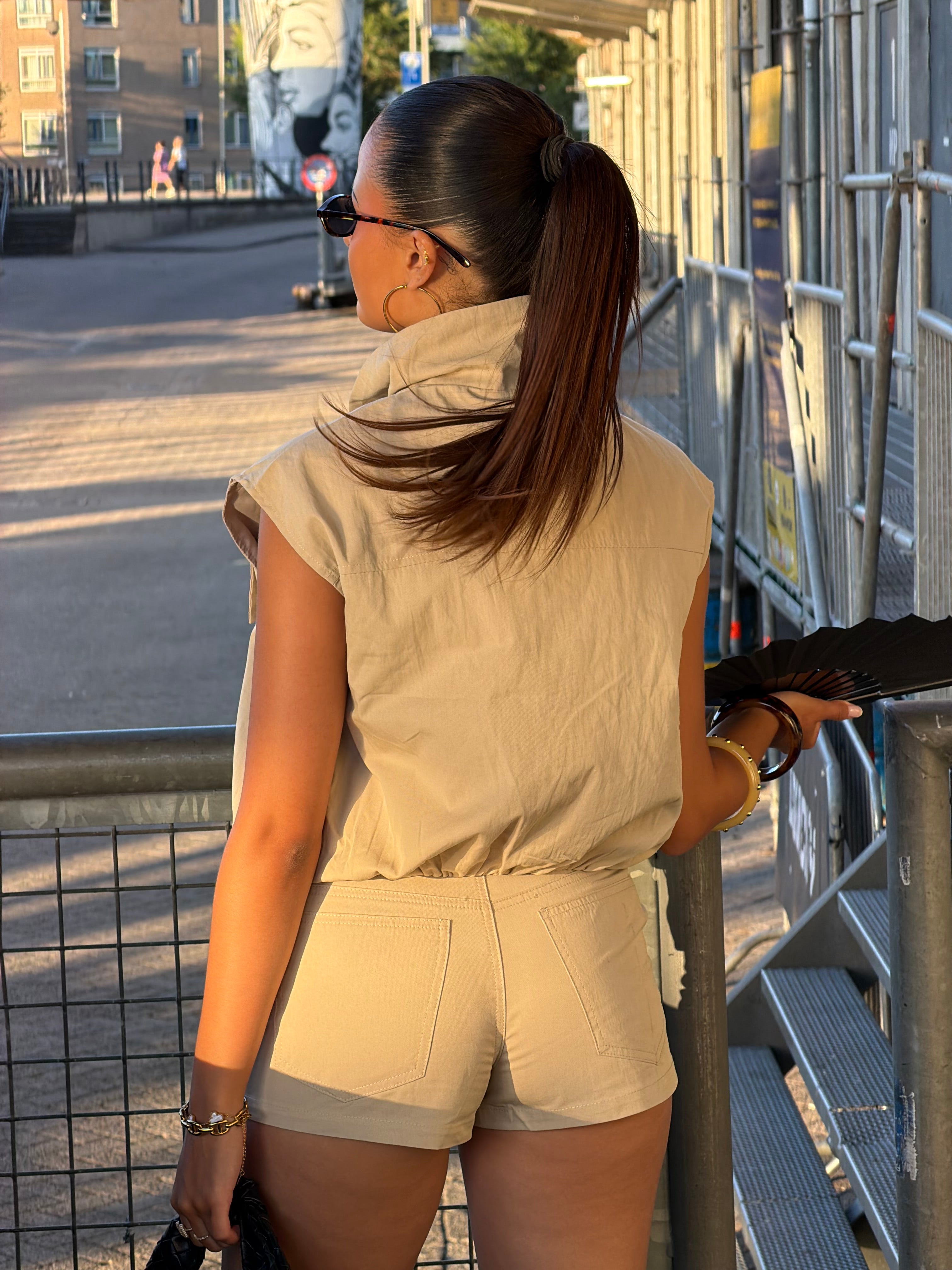 DINA GILET BEIGE