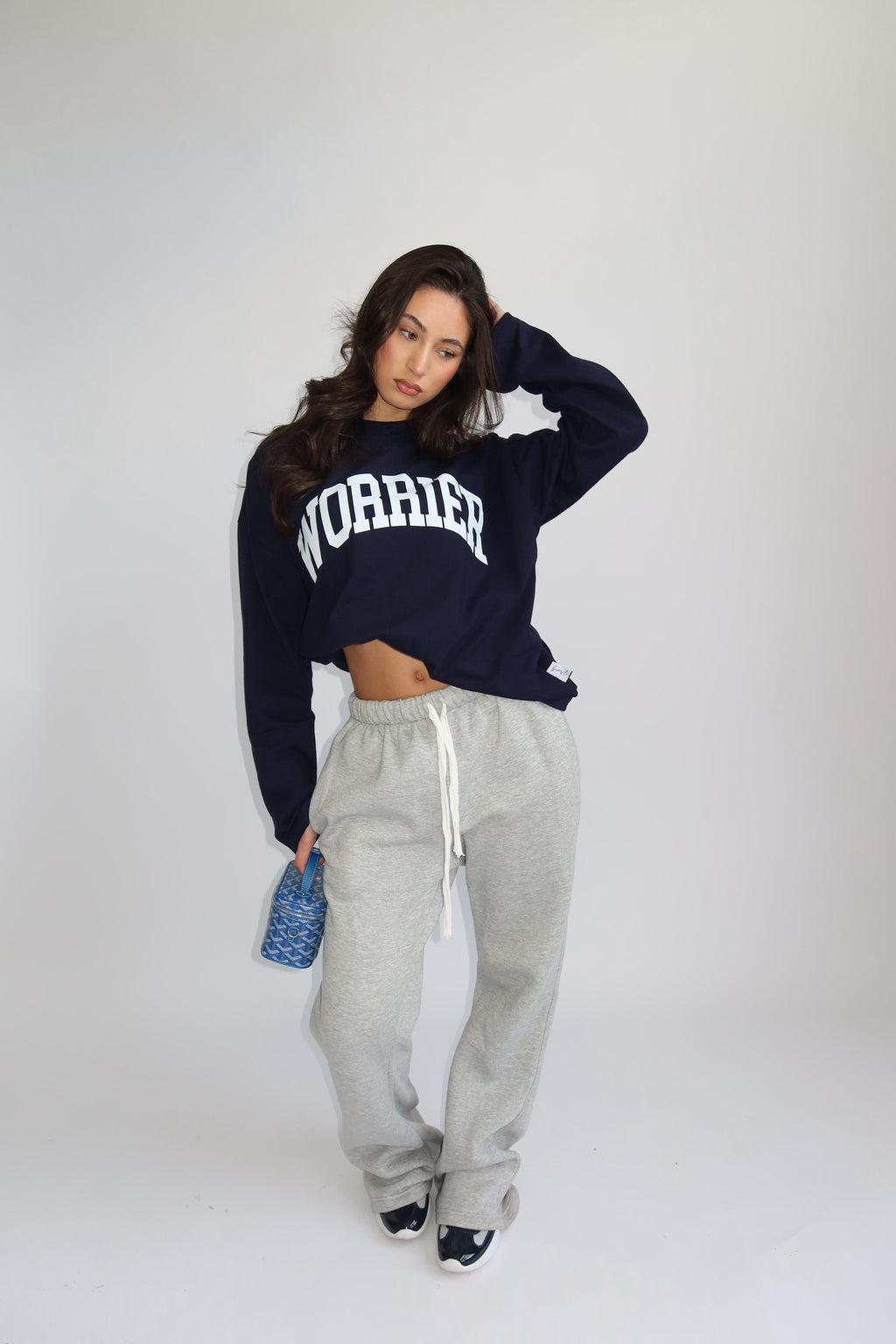 WORRIER LONGSLEEVE NAVY/WHITE PRE ORDER