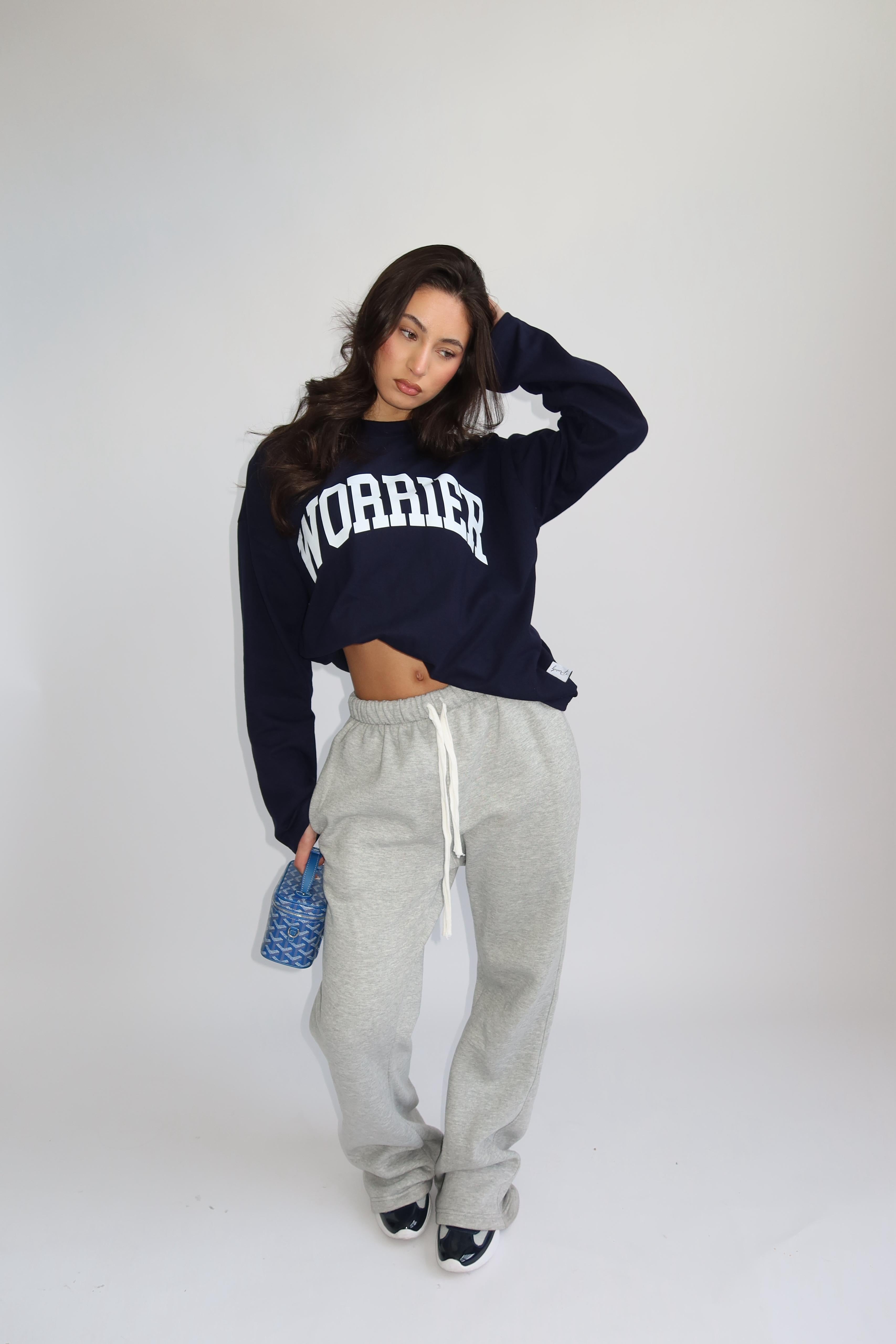 WORRIER LONGSLEEVE NAVY/WHITE PRE ORDER