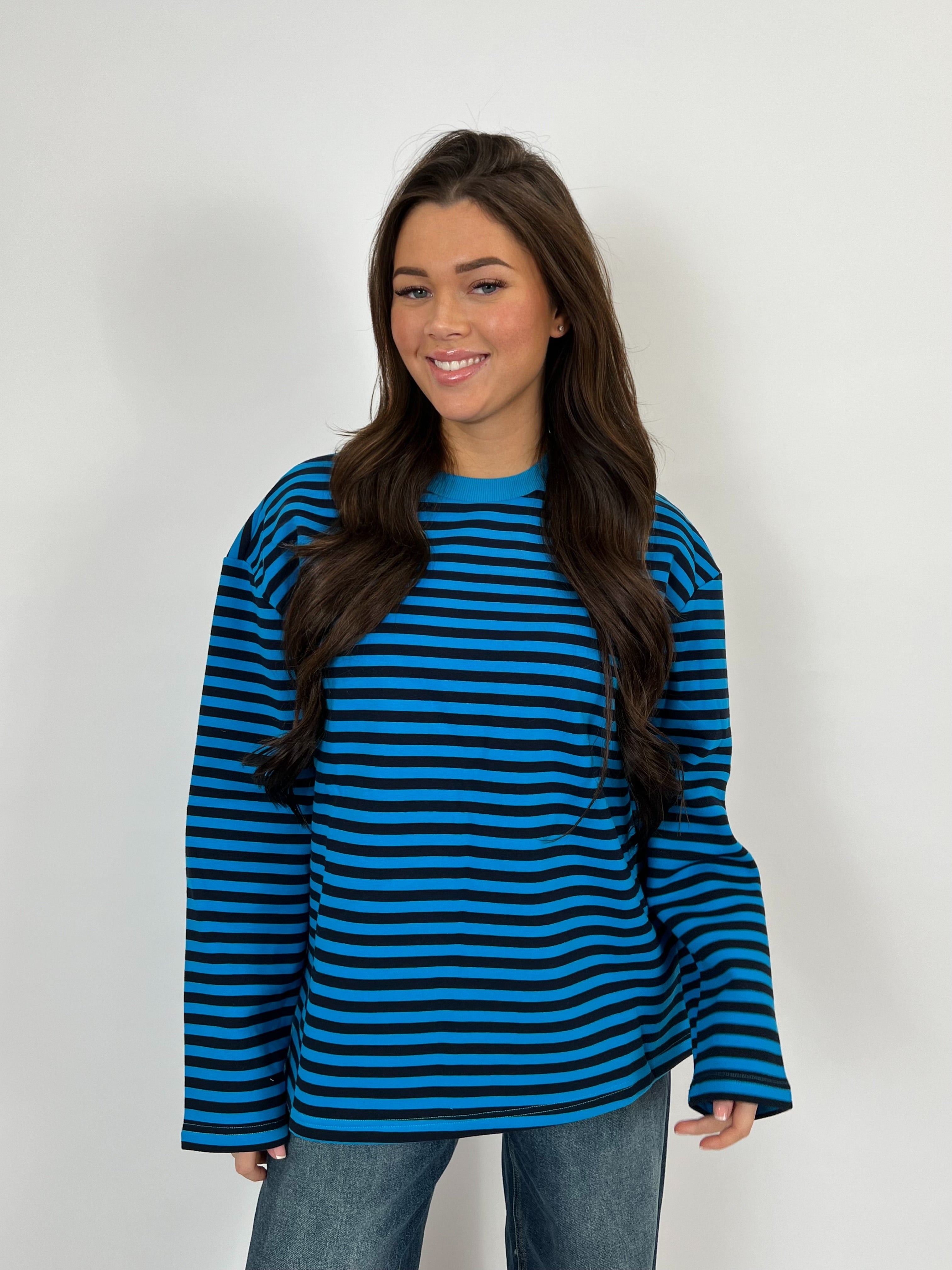 SOFT STRIPED LONGSLEEVE BLUE