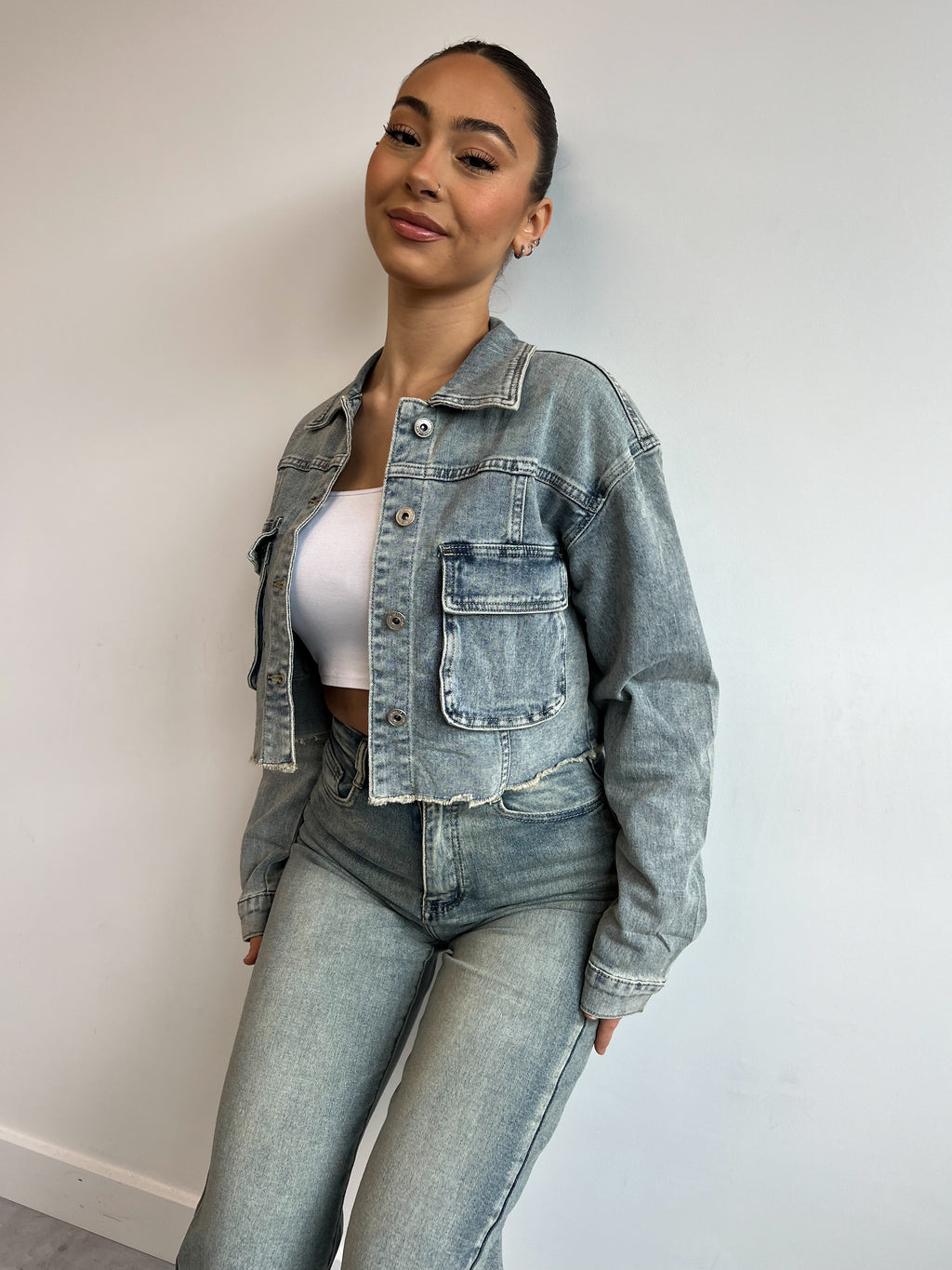 VINTAGE WASH DENIM JACKET